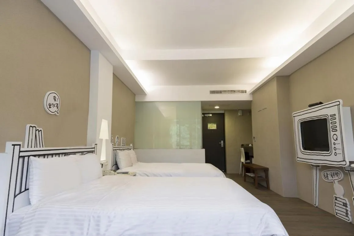 Bed in Ming Shan Resort