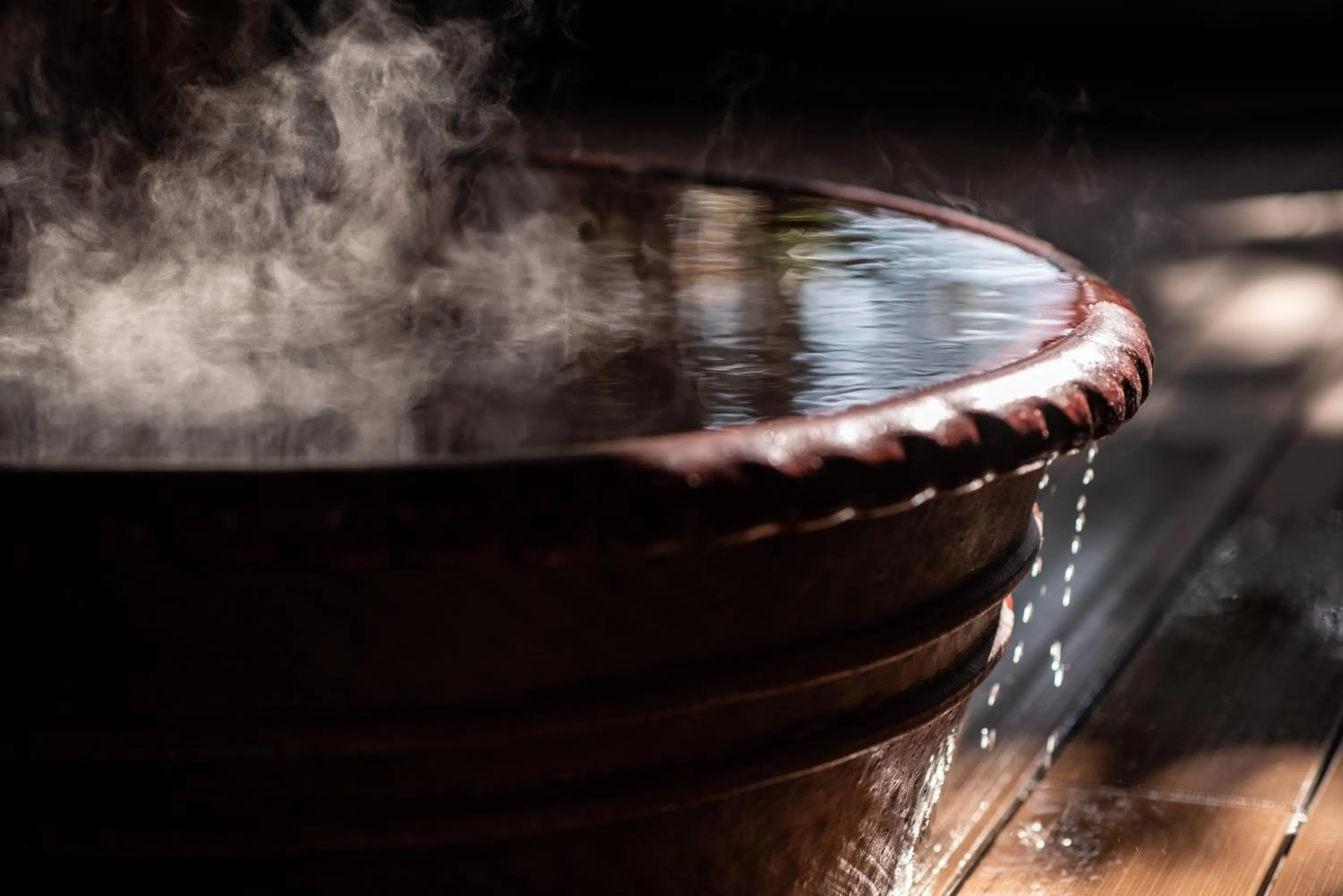 Open Air Bath in Hakone Fontaine Bleau Sengokutei