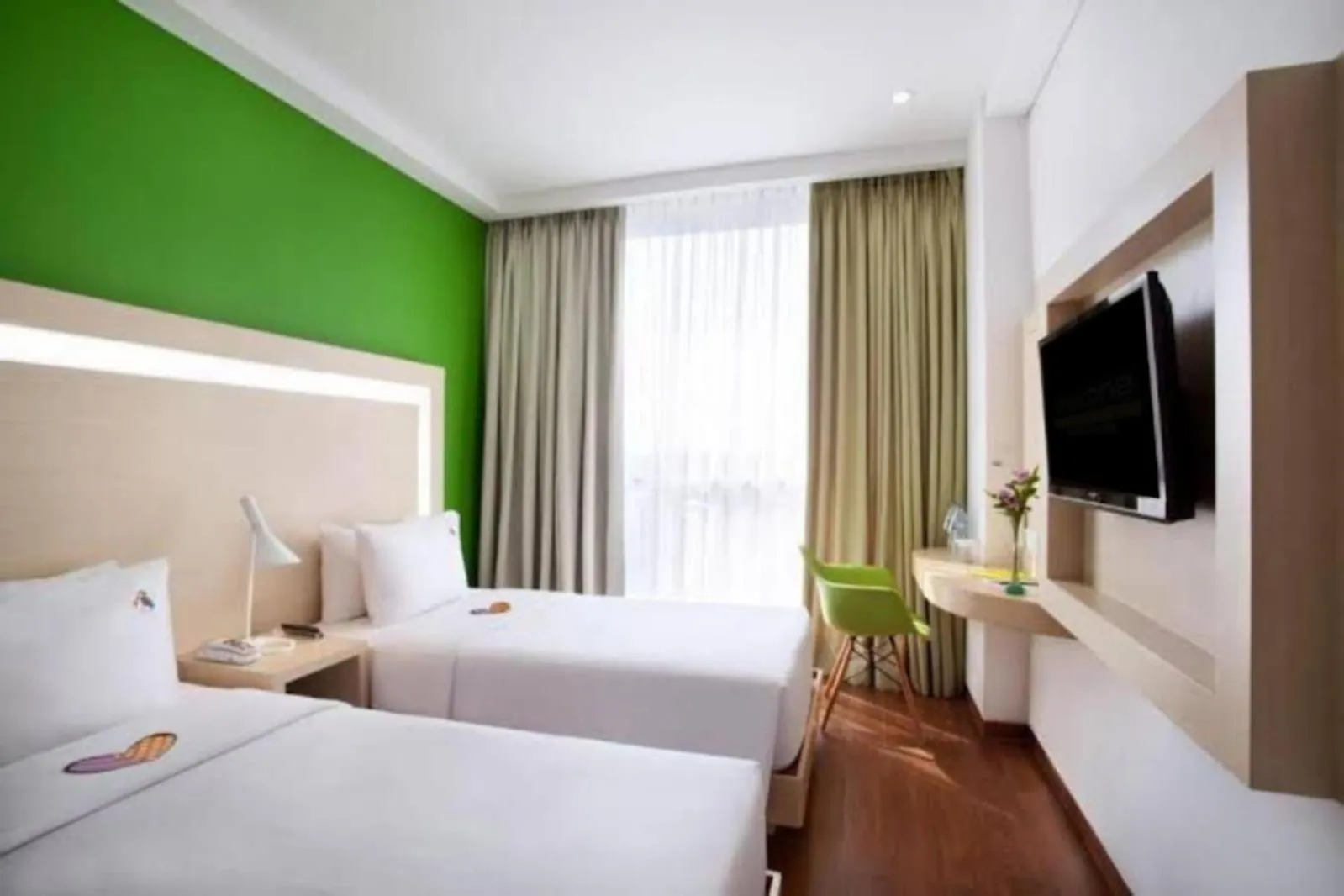Bed in DK Belstar Hotel Belitung