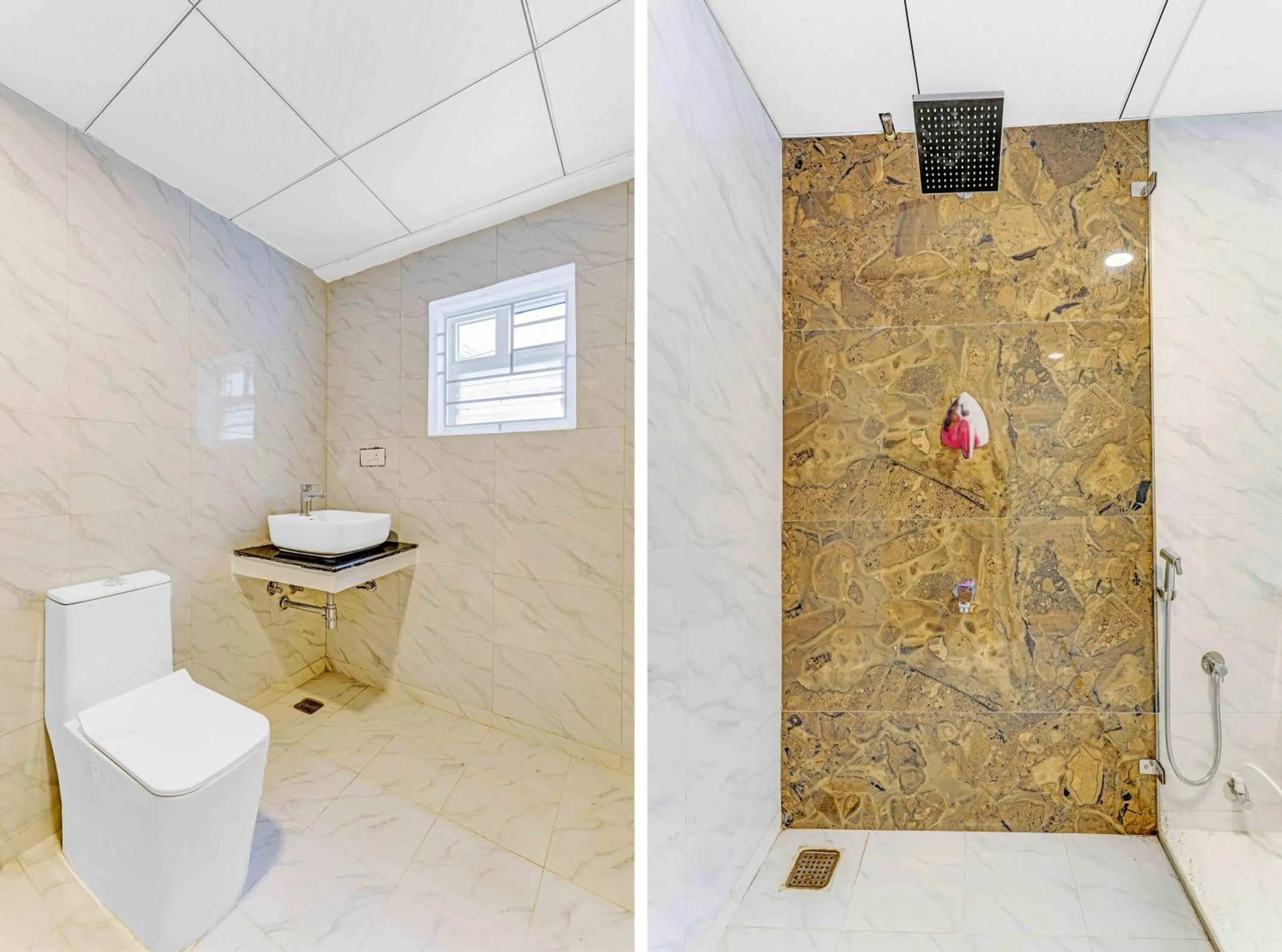 Bathroom in Rohaan Hotels Medavakkam by UPAR