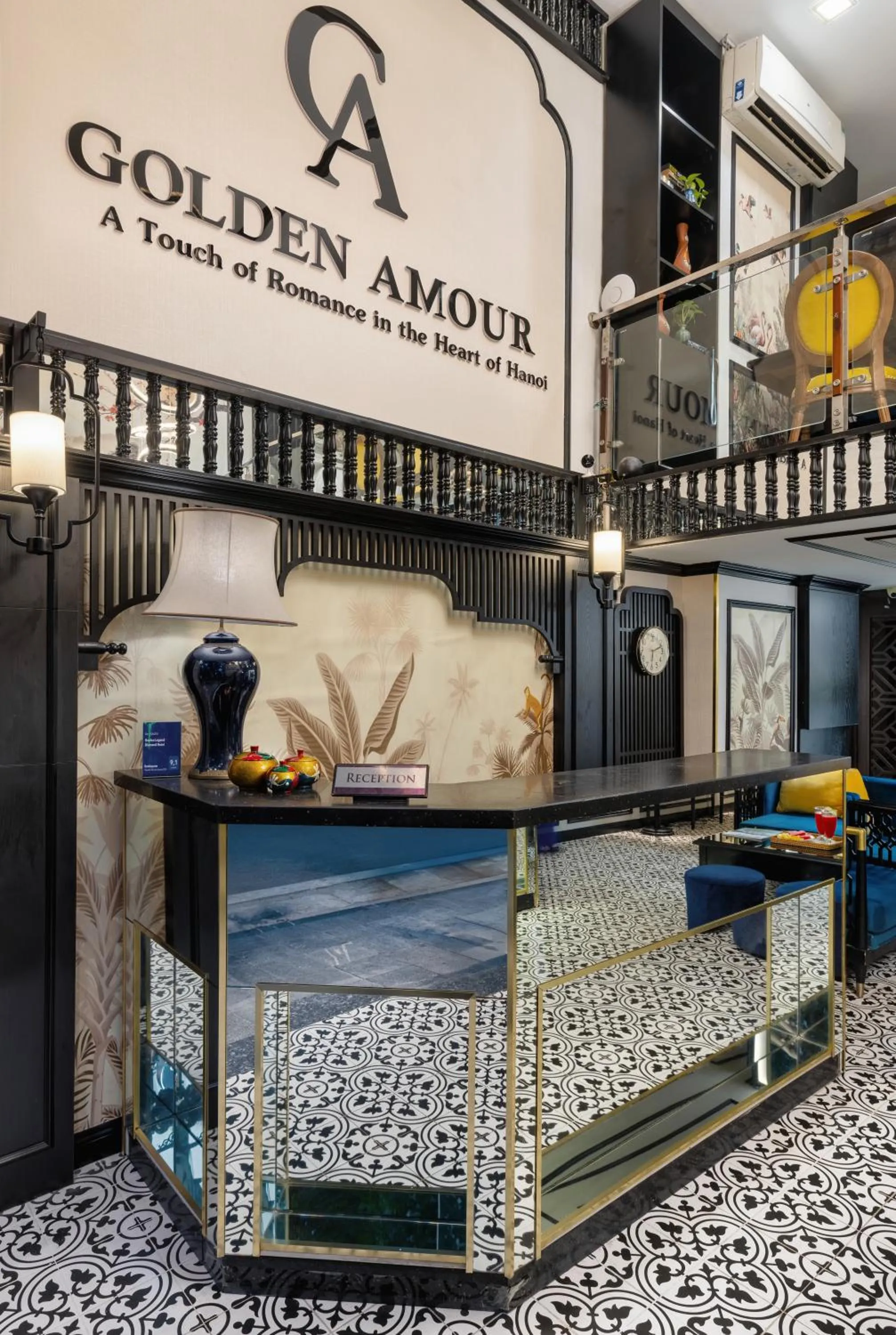 Lobby or reception in Golden Amour Hotel