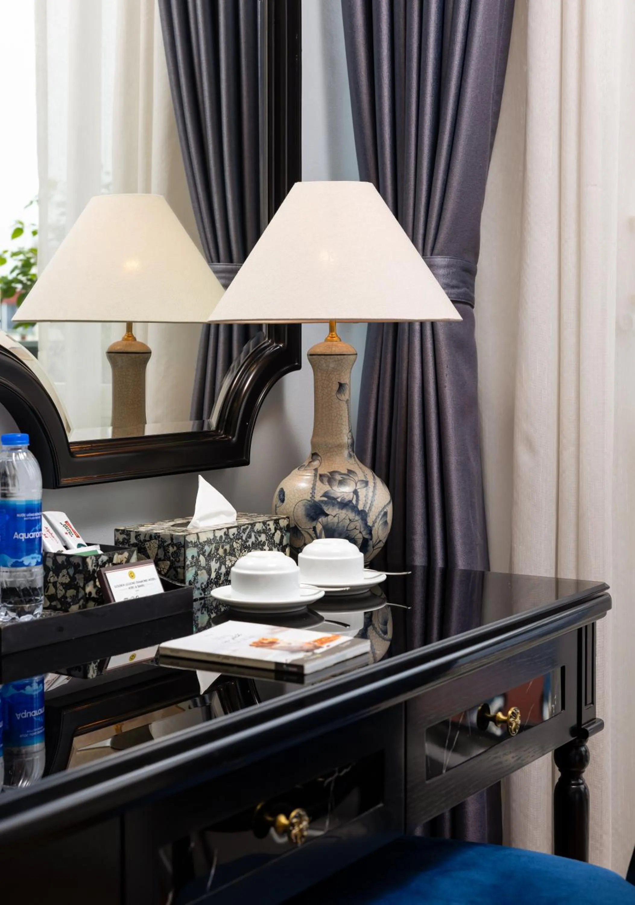 Decorative detail in Golden Amour Hotel