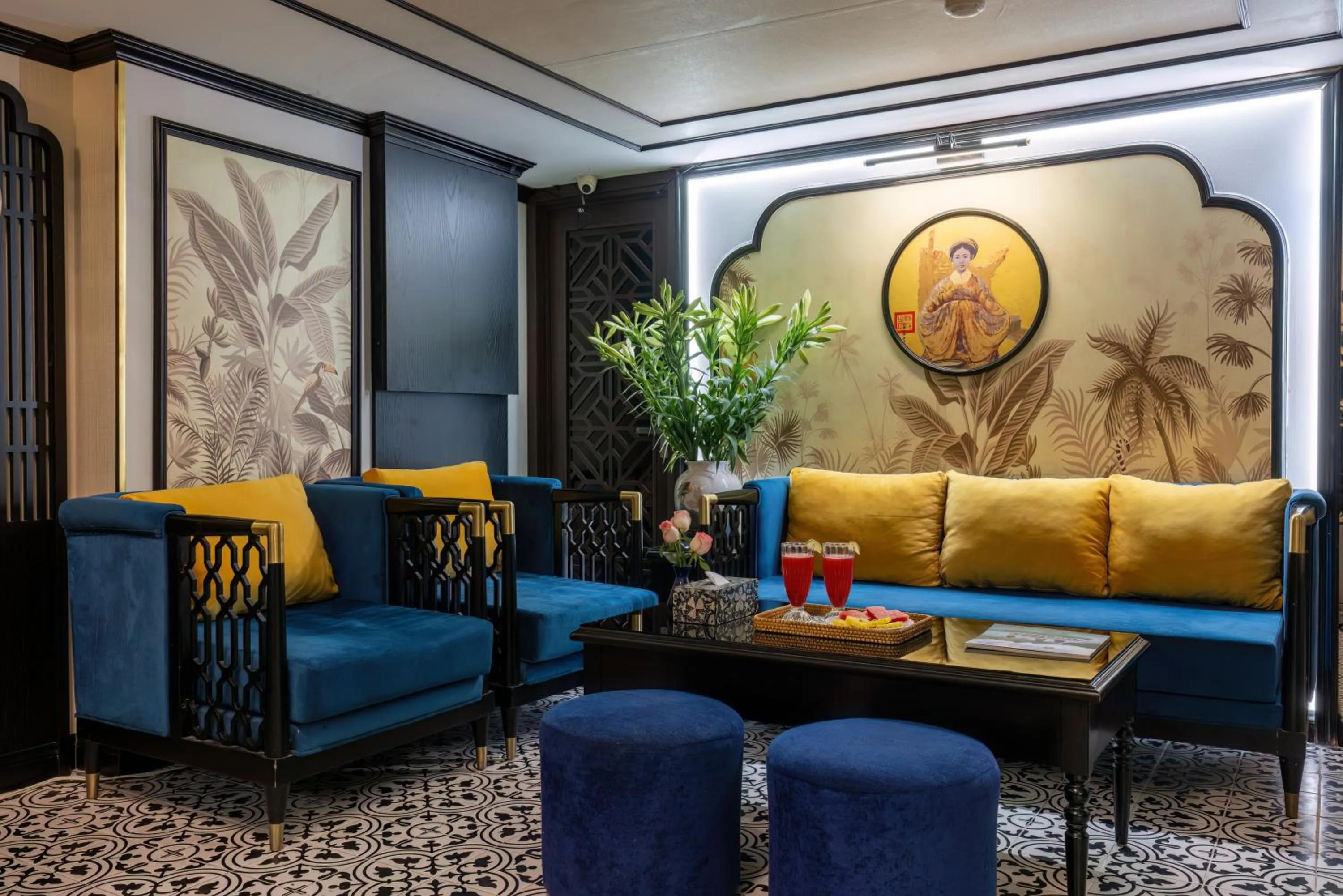 Lobby or reception in Golden Amour Hotel