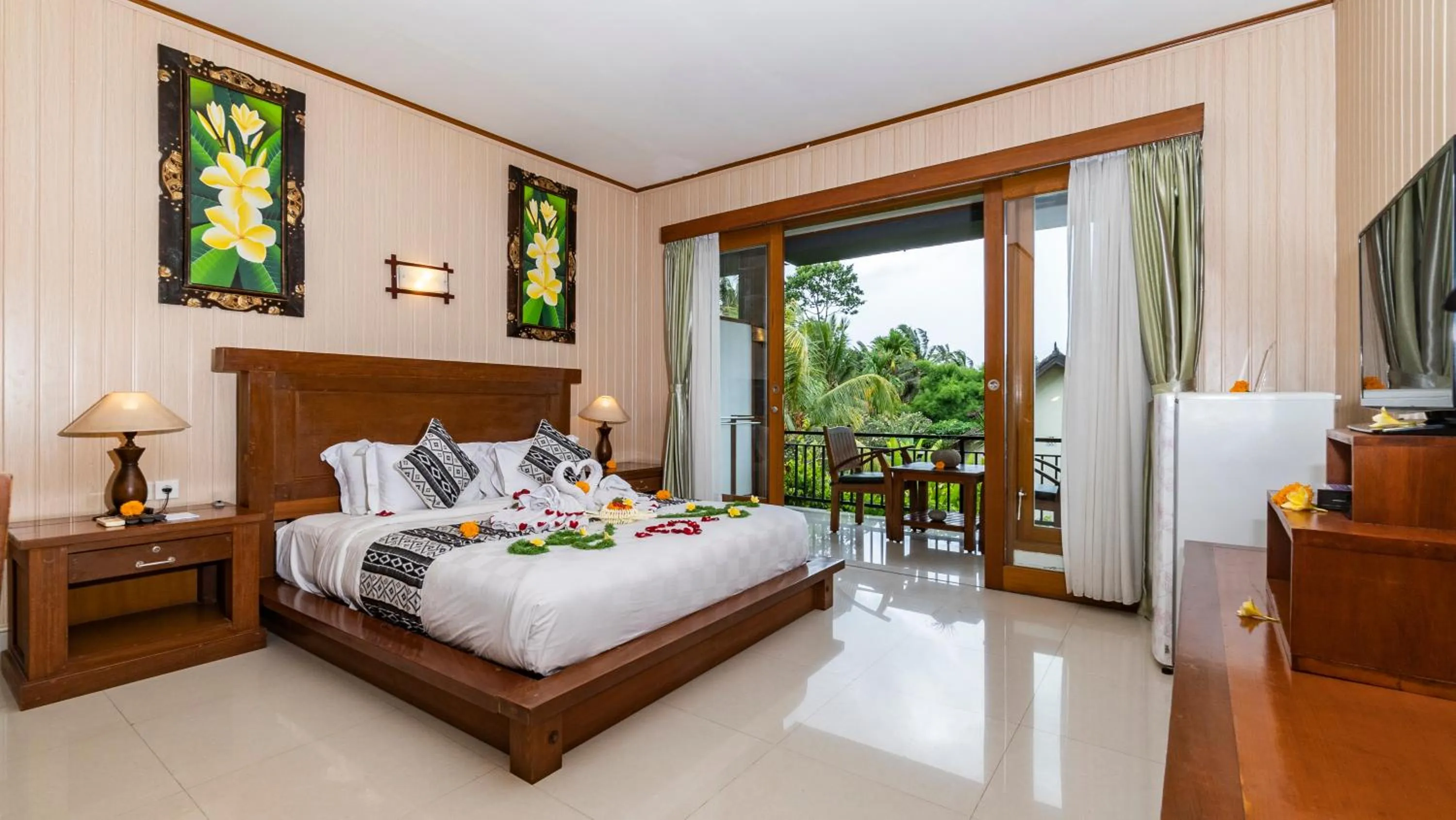 Bedroom, Bed in Gita Maha Ubud Hotel by Mahaputra
