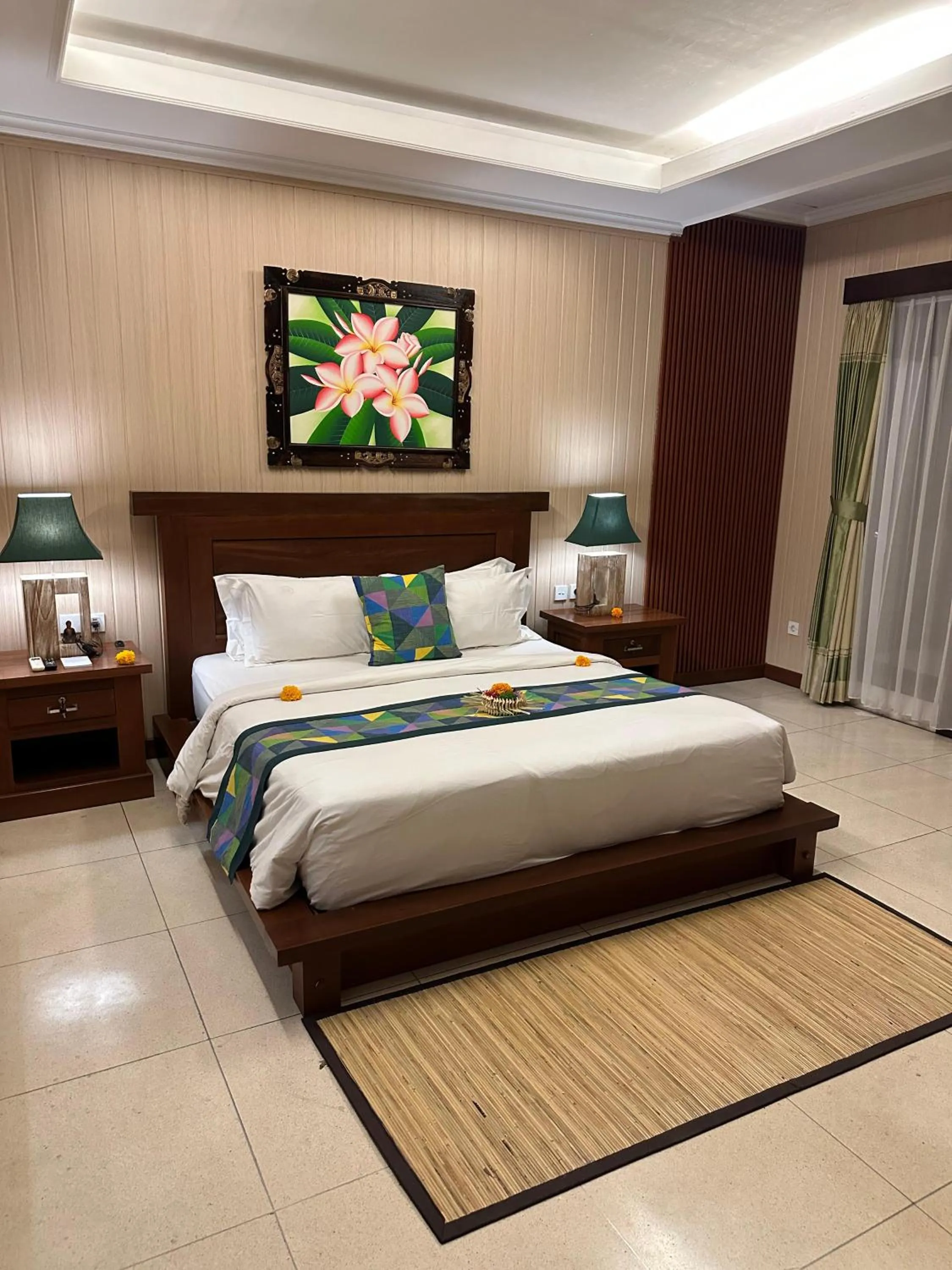 Bed in Gita Maha Ubud Hotel by Mahaputra