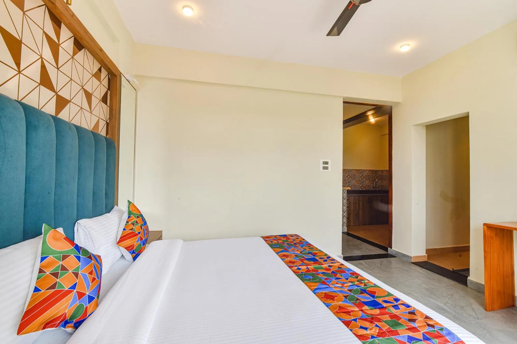Bed in Jingle Tree Resort in Arambol
