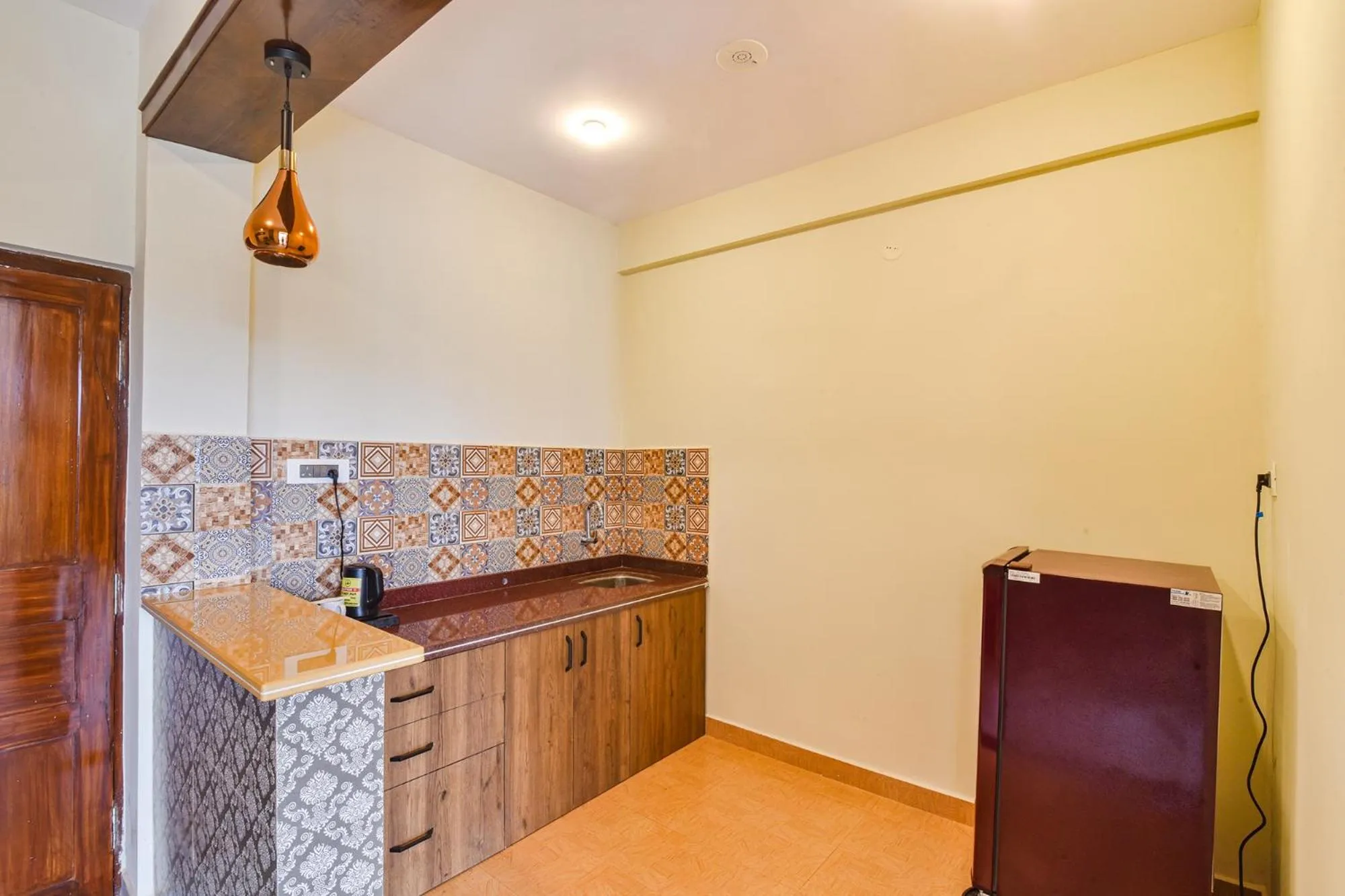 kitchen in Jingle Tree Resort in Arambol