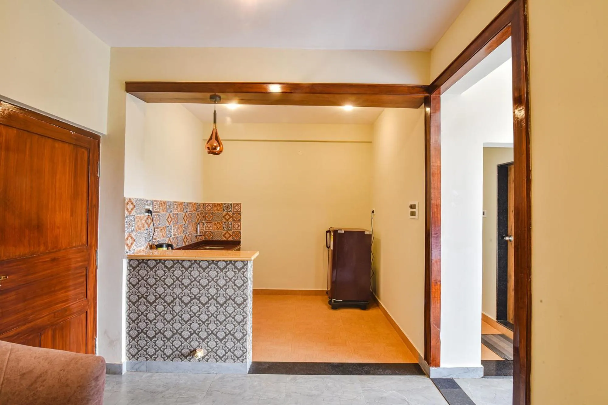 kitchen in Jingle Tree Resort in Arambol