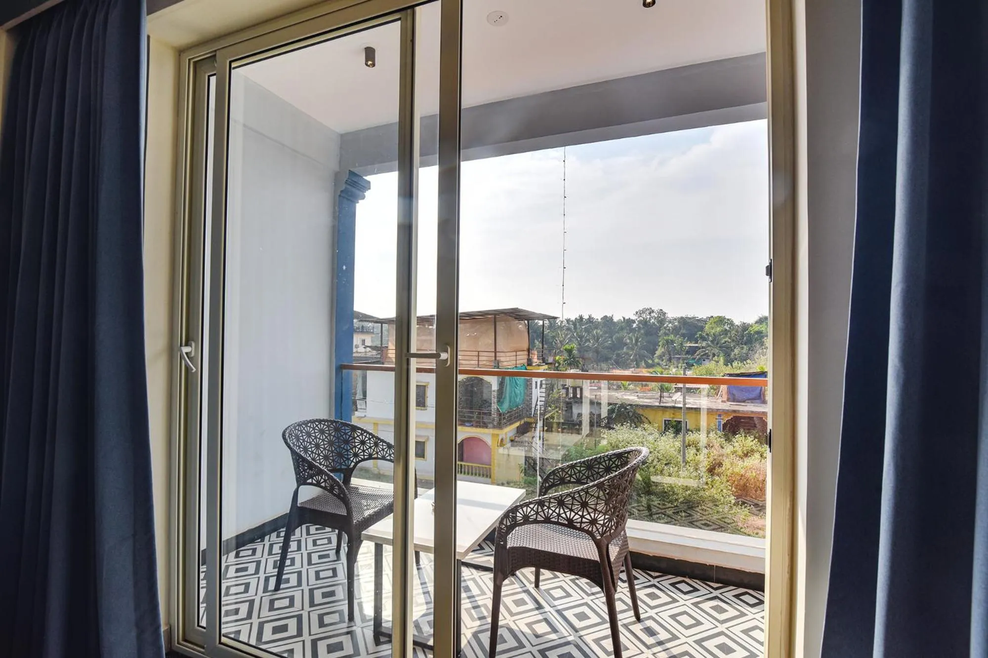 Balcony/Terrace in Jingle Tree Resort in Arambol