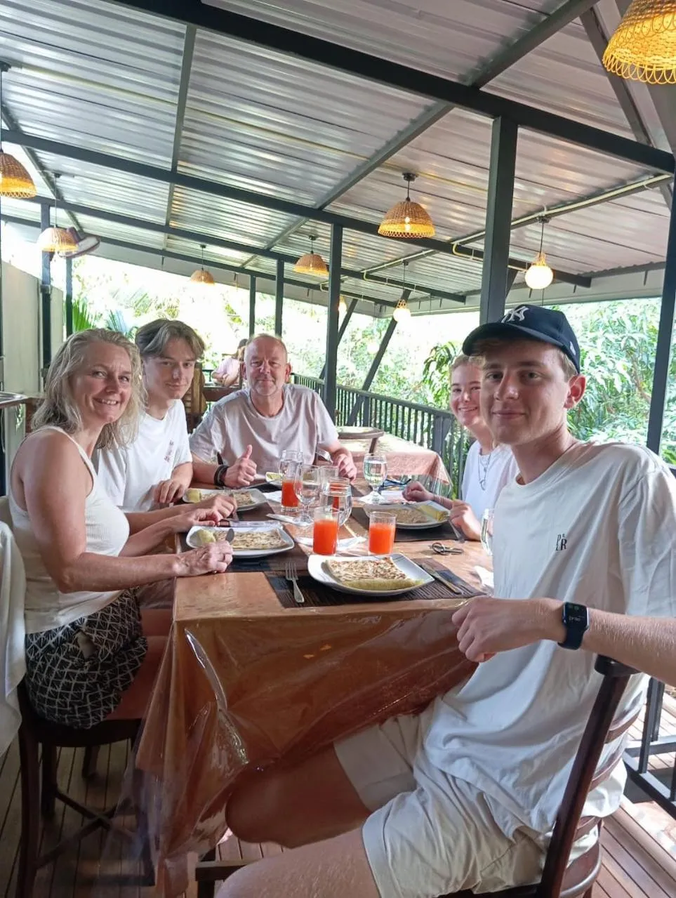 Breakfast in Liyana Holiday resort