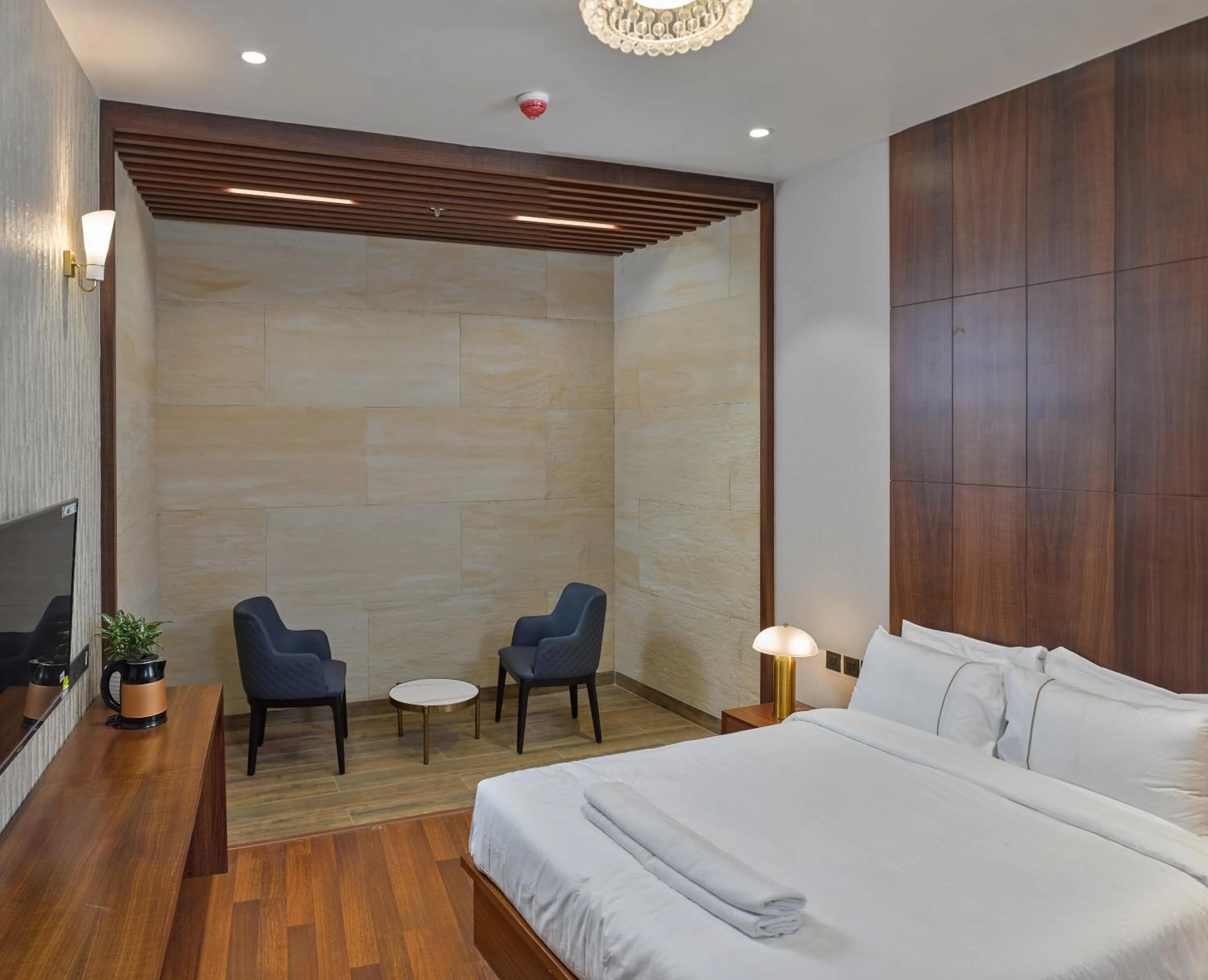 Bed in 0484 Aero Lounge-Terminal 2 Cochin Airport Hotel