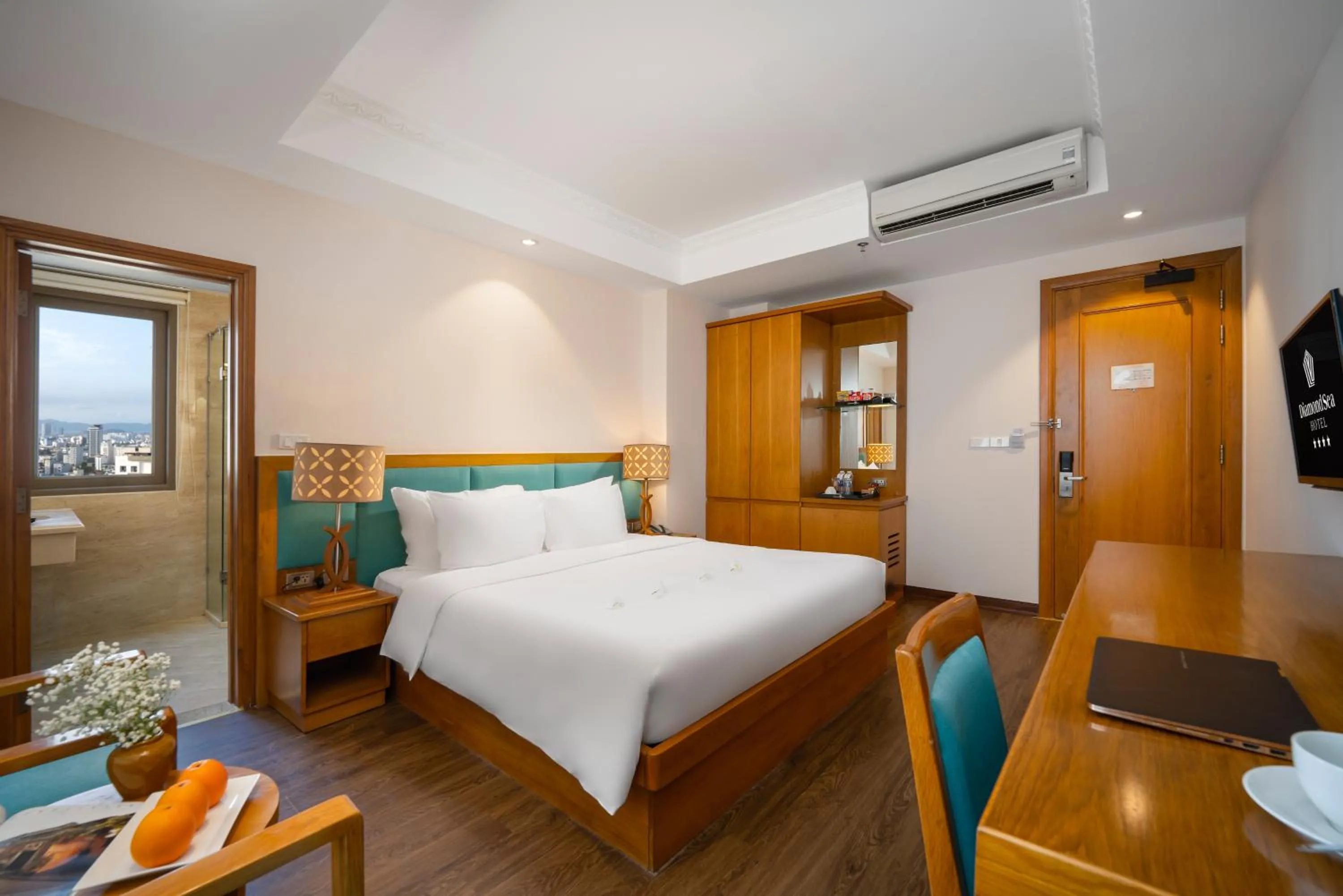 Bed in Diamond Sea Hotel