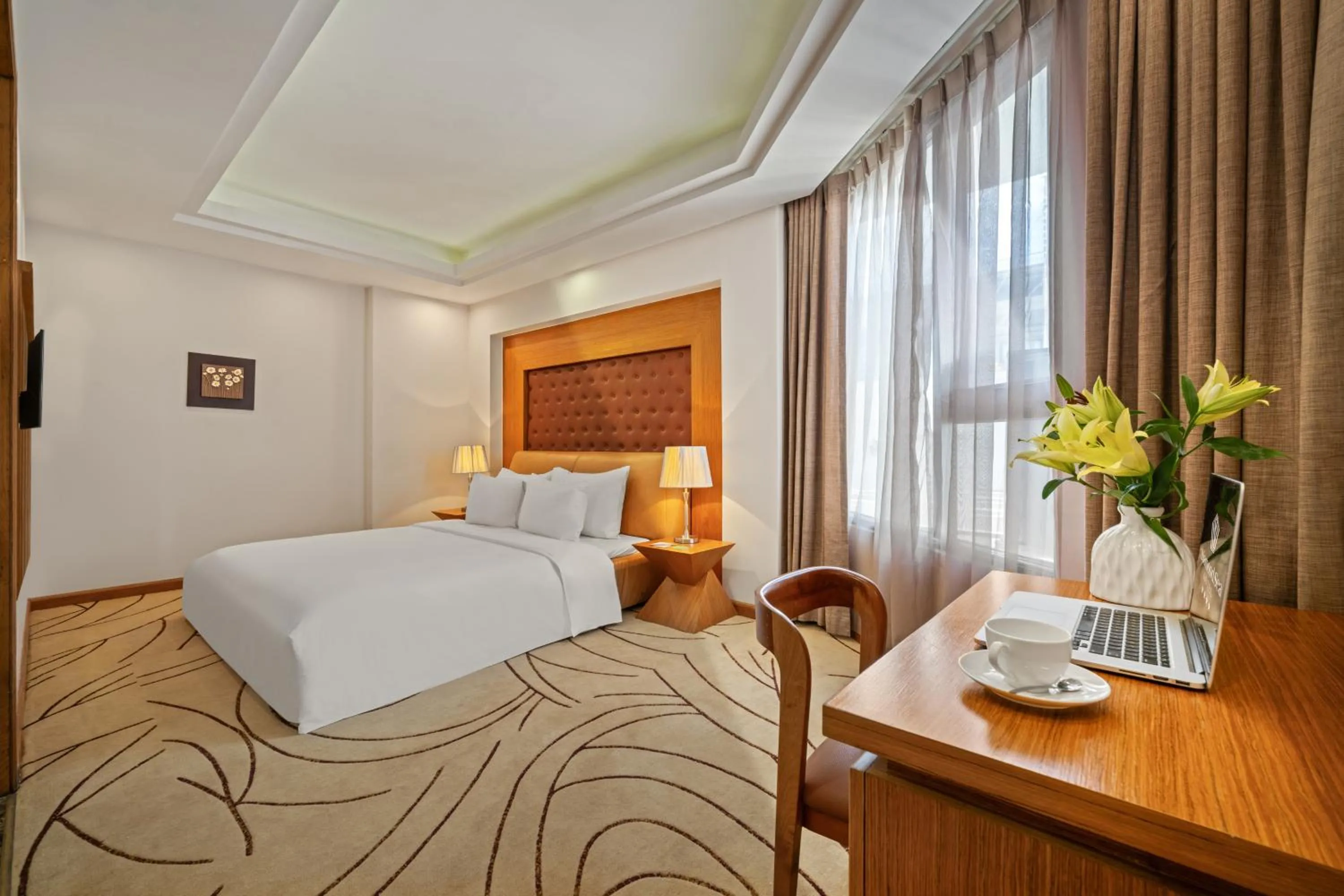 Bed in Diamond Sea Hotel
