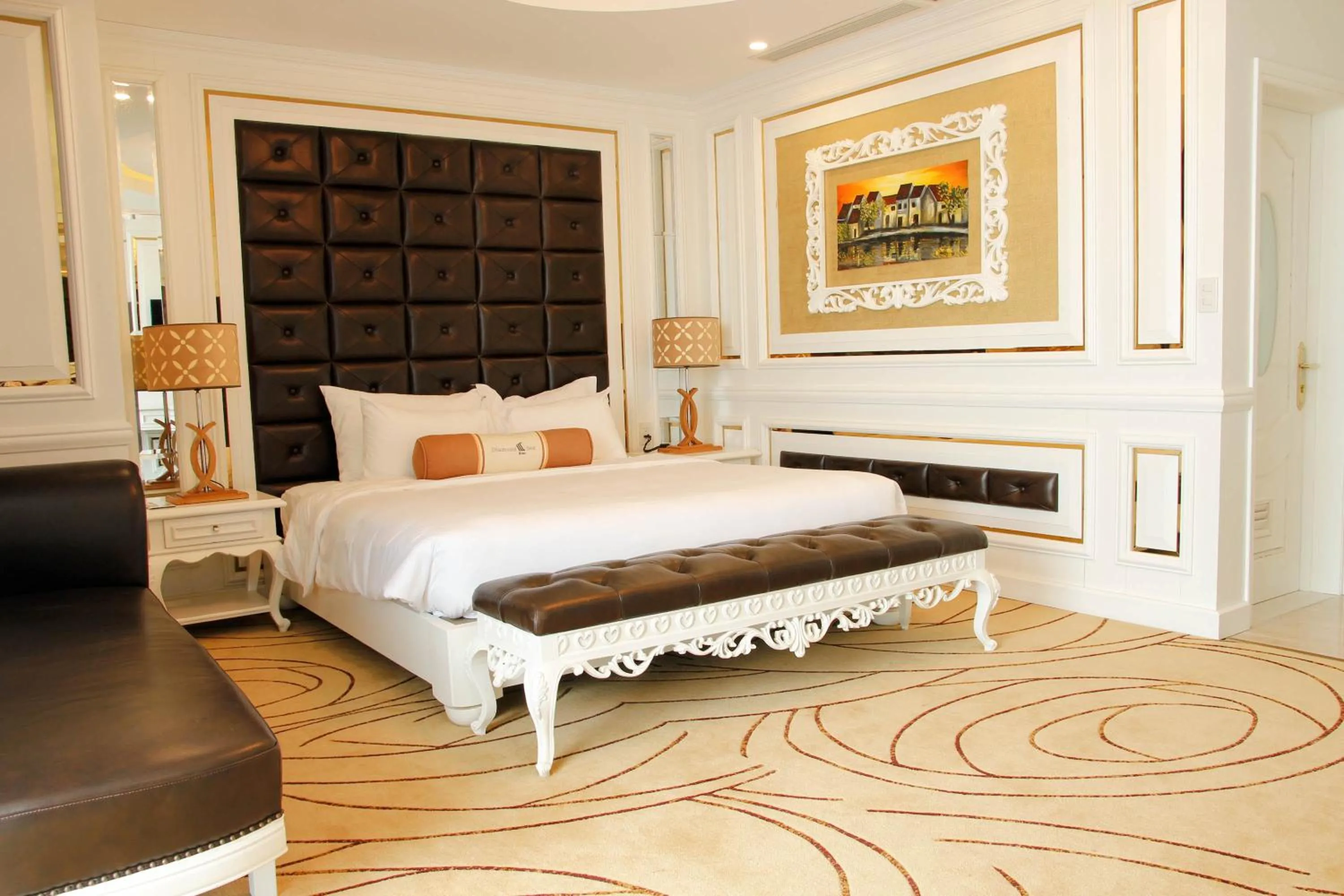 Bed in Diamond Sea Hotel