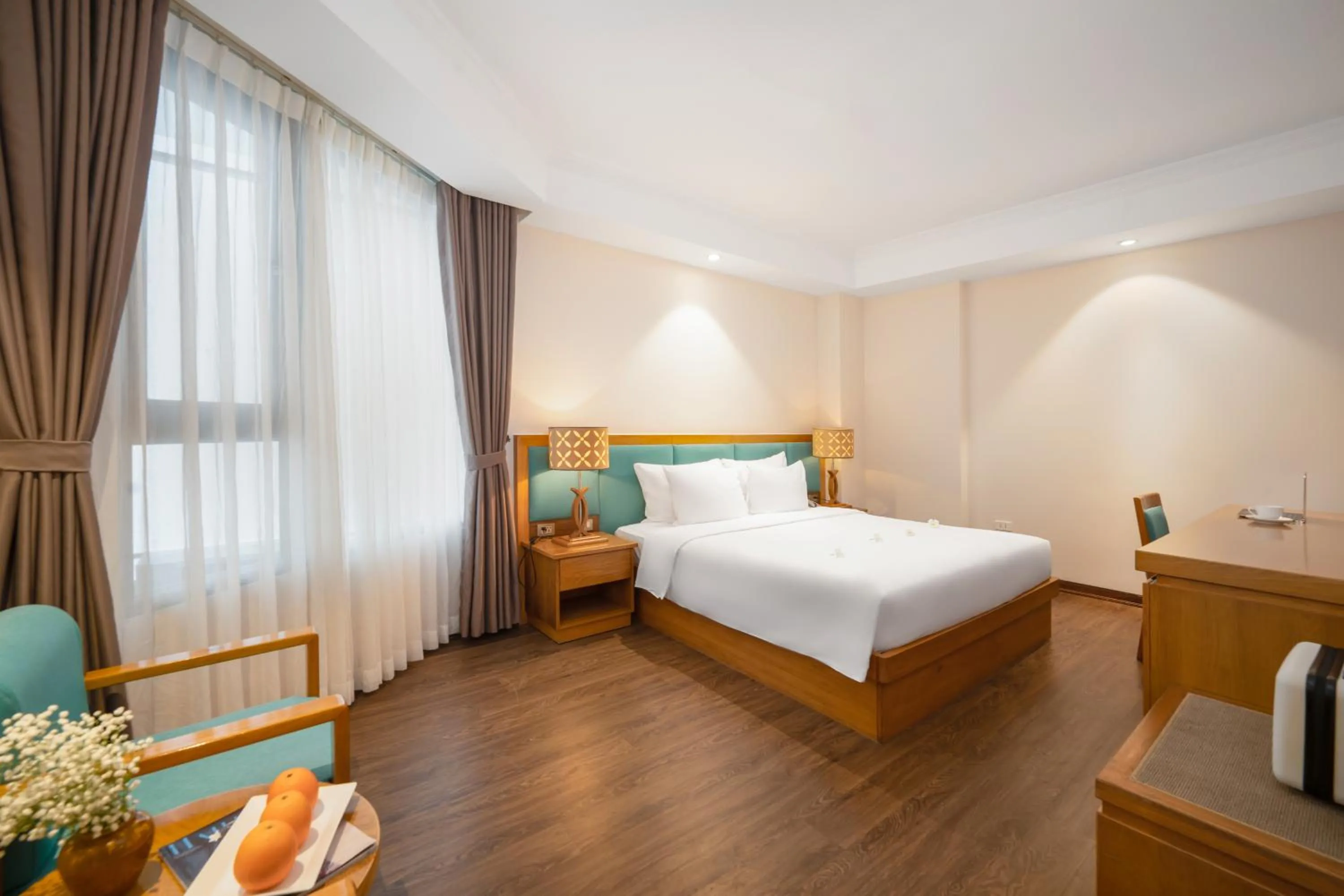 Bed in Diamond Sea Hotel