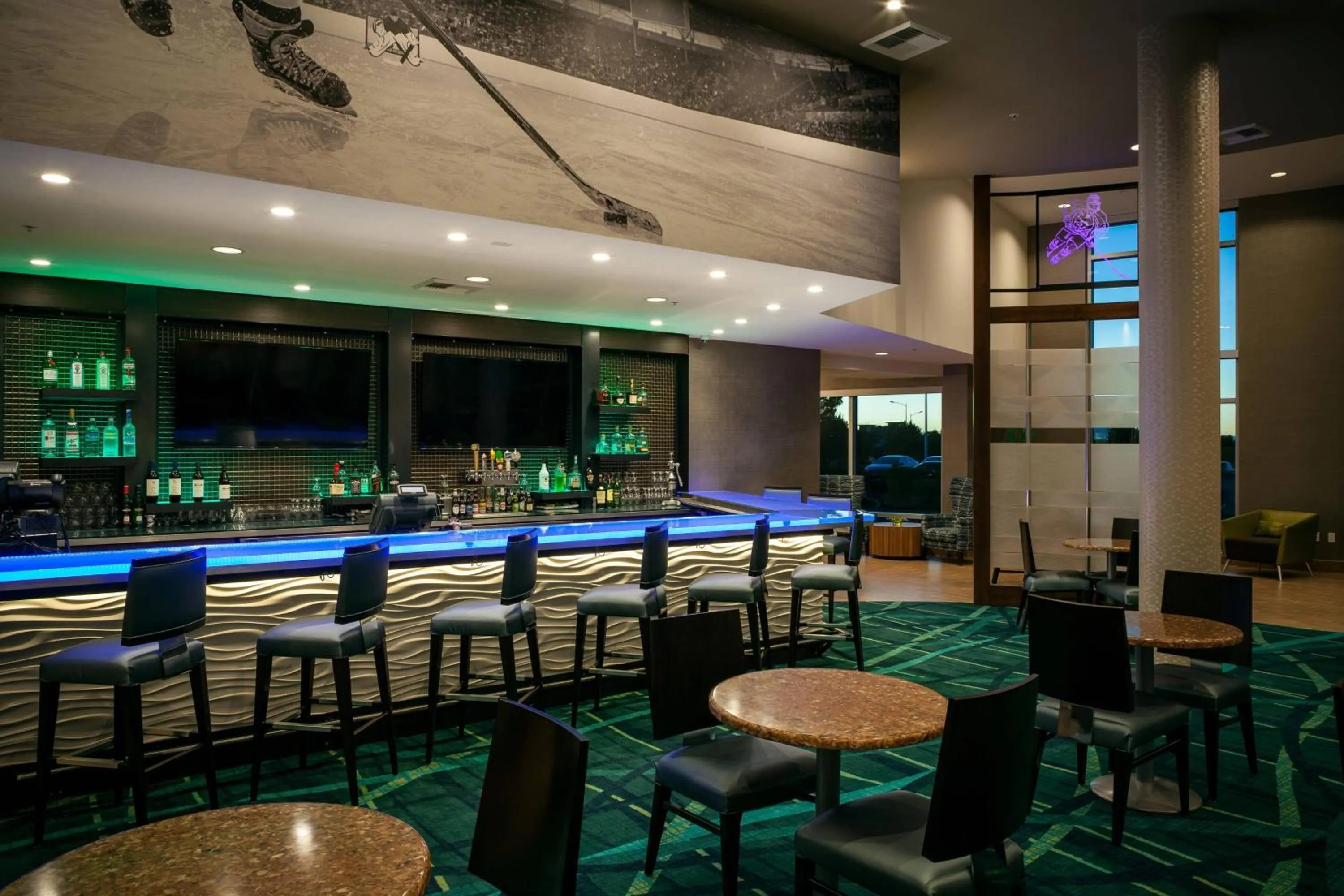Lounge or bar in SpringHill Suites by Marriott Kennewick Tri-Cities
