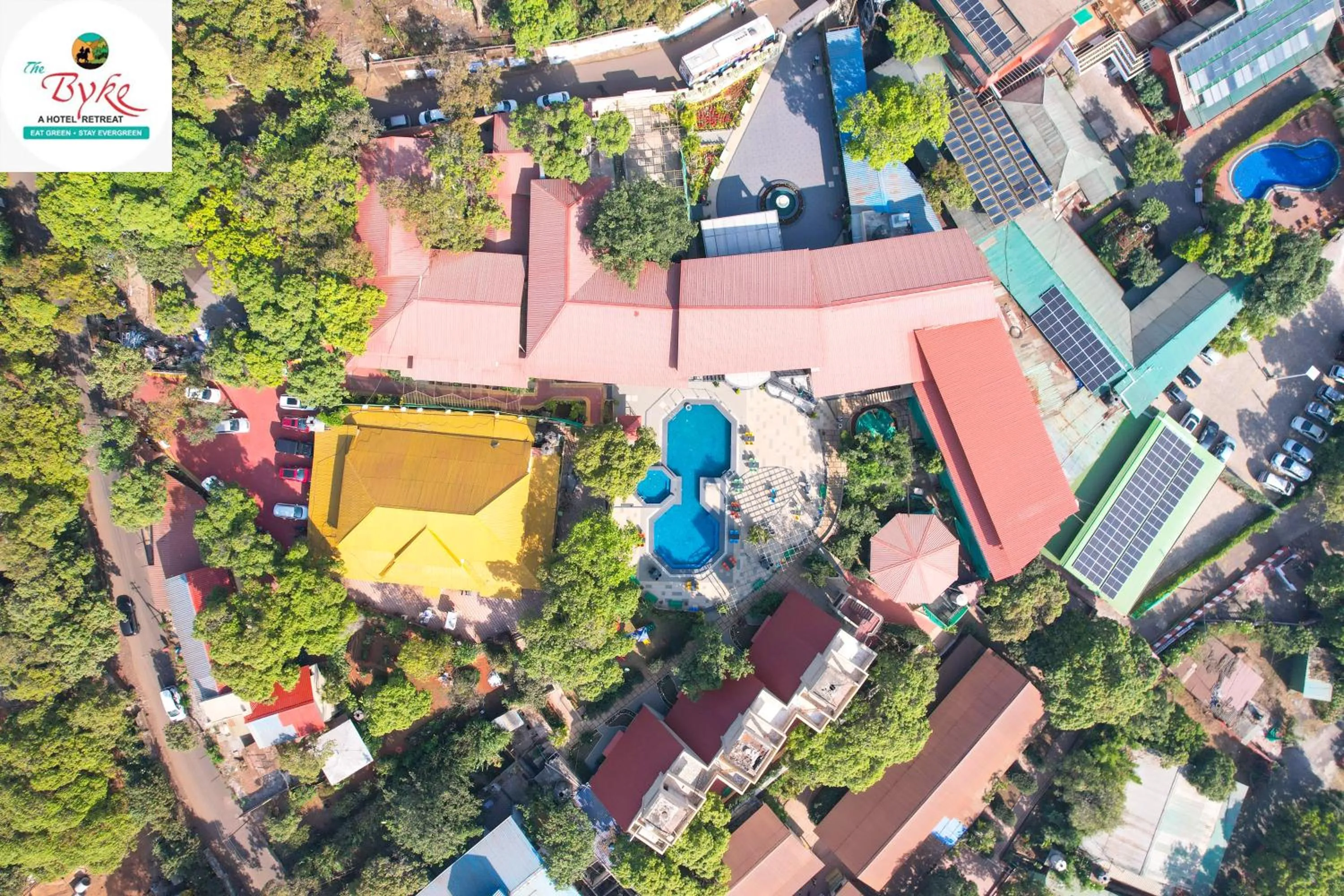 Bird's eye view in The Byke Shanti Villa - Mahableshwar