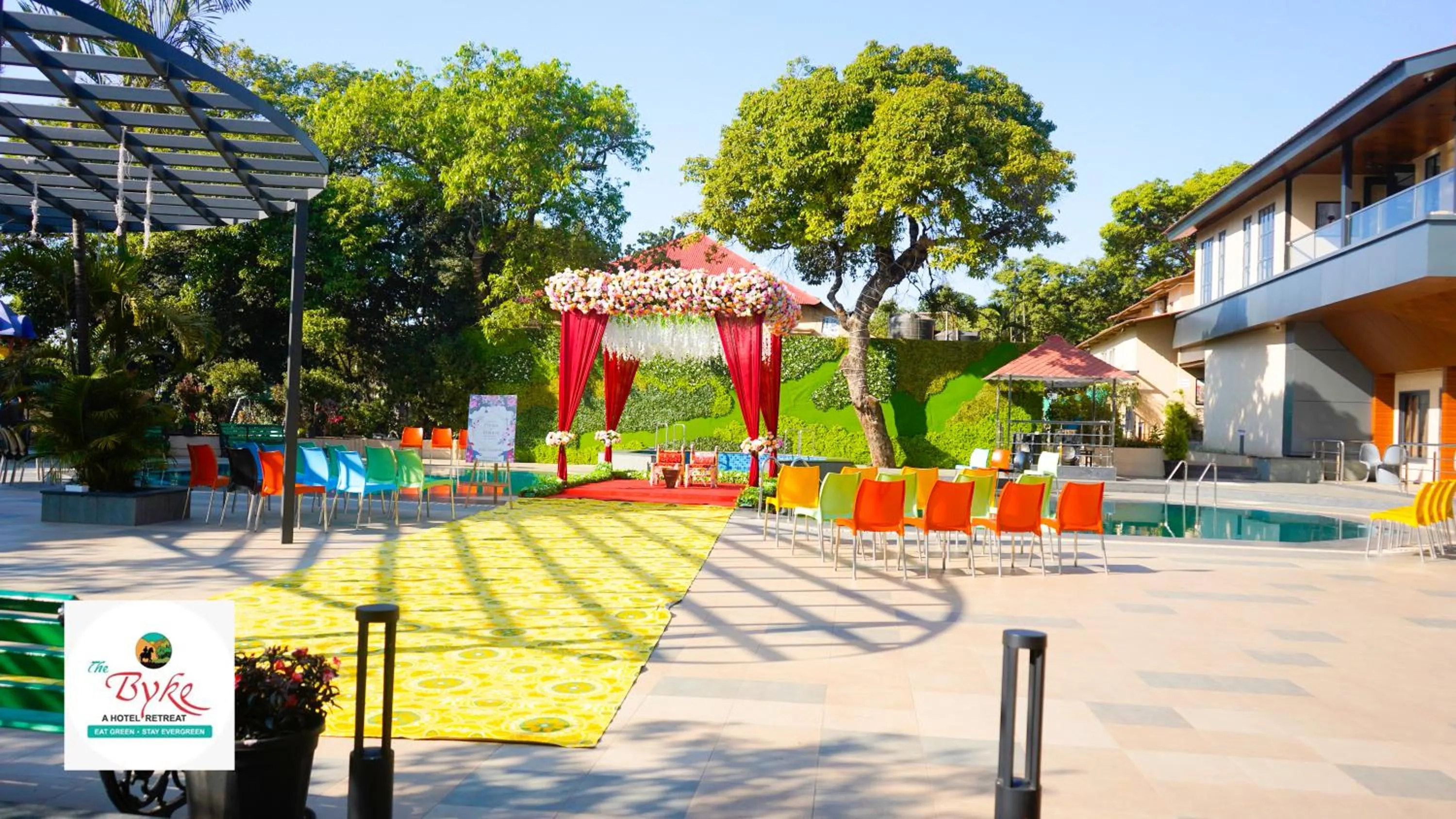 Decorative detail in The Byke Shanti Villa - Mahableshwar