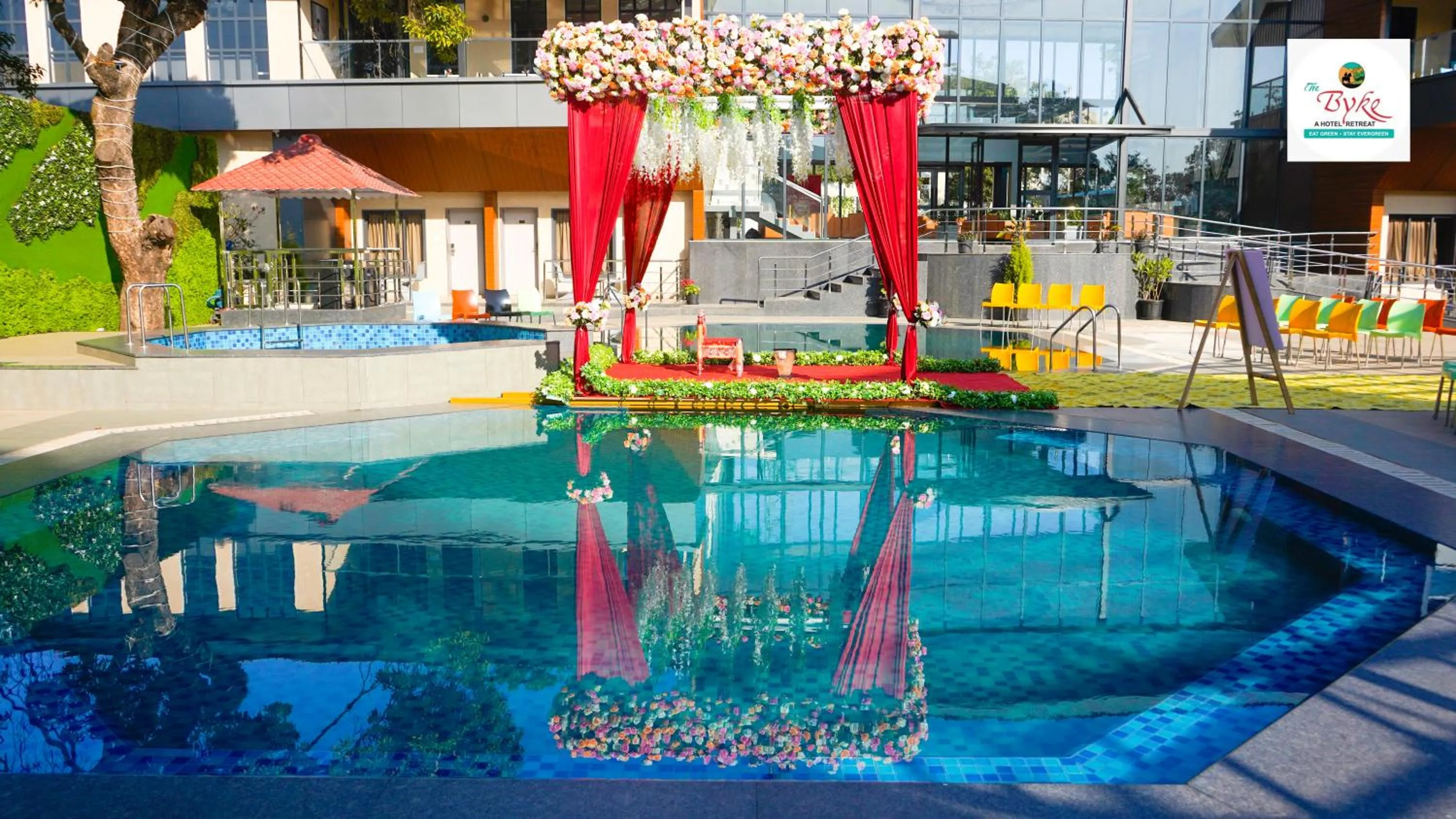 Decorative detail in The Byke Shanti Villa - Mahableshwar