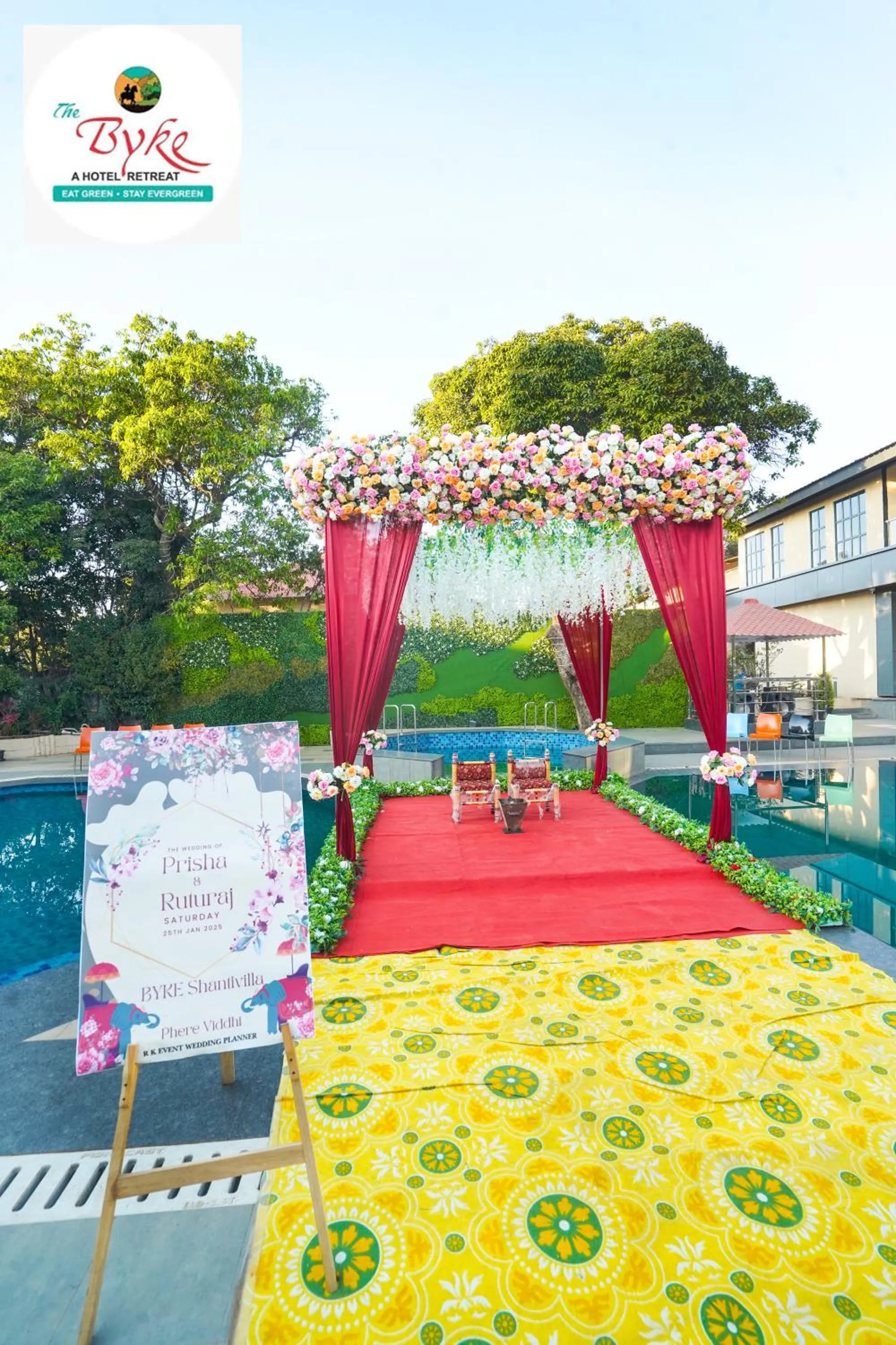 Decorative detail in The Byke Shanti Villa - Mahableshwar