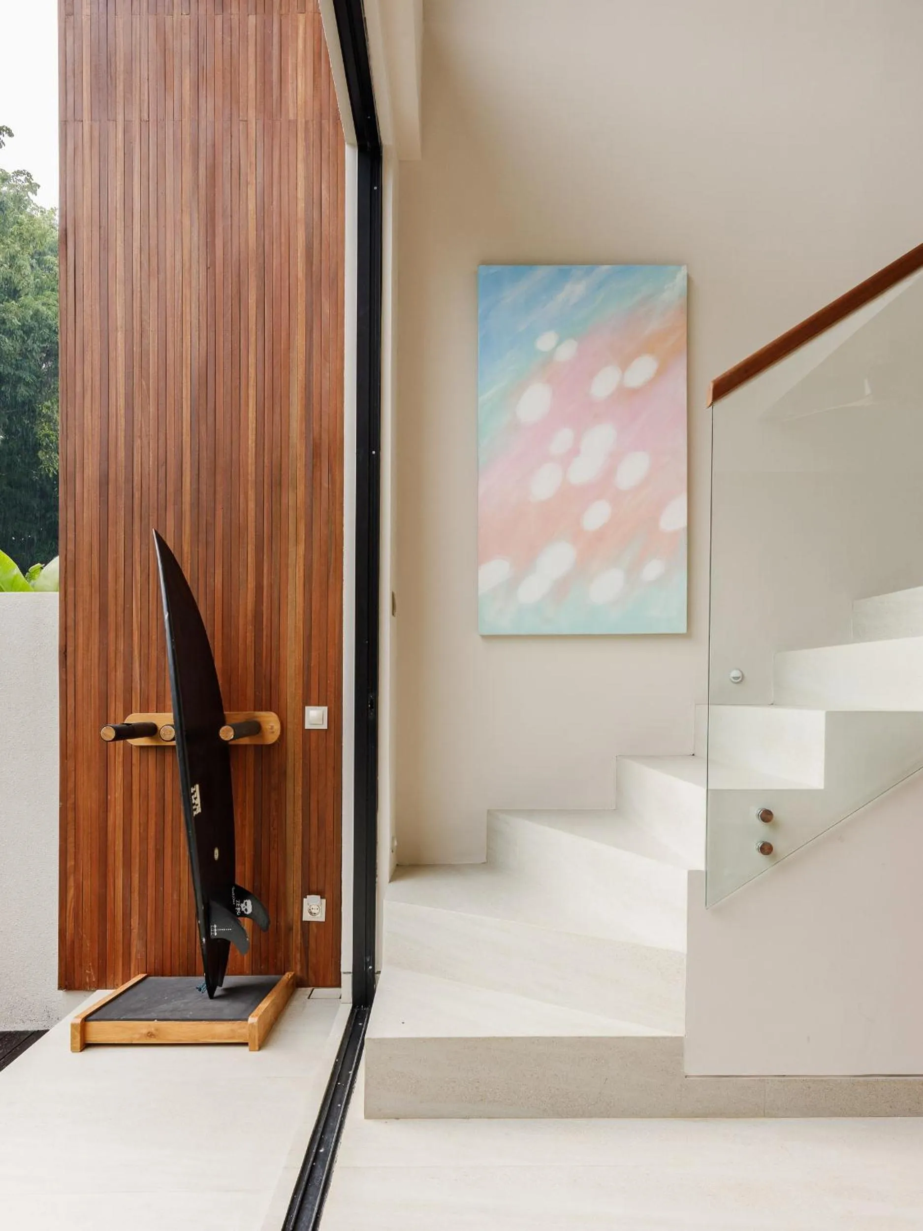 Living room in Solair Beach Lofts Pererenan