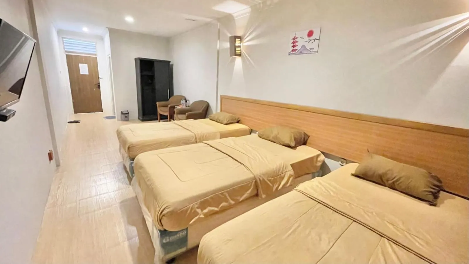 Bed in The Kanzi Hotel & Village