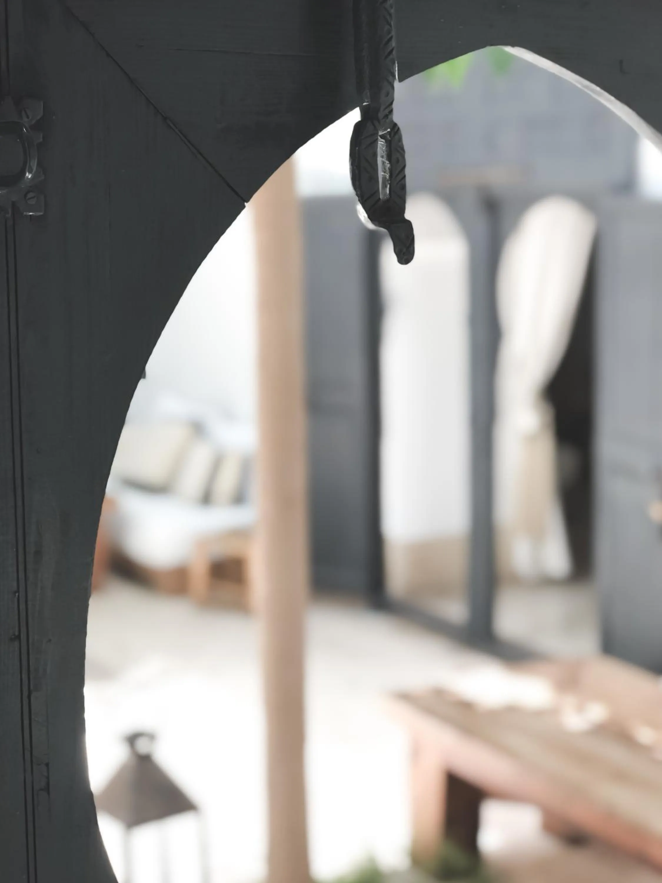 Decorative detail, Bed in Riad Dar-K