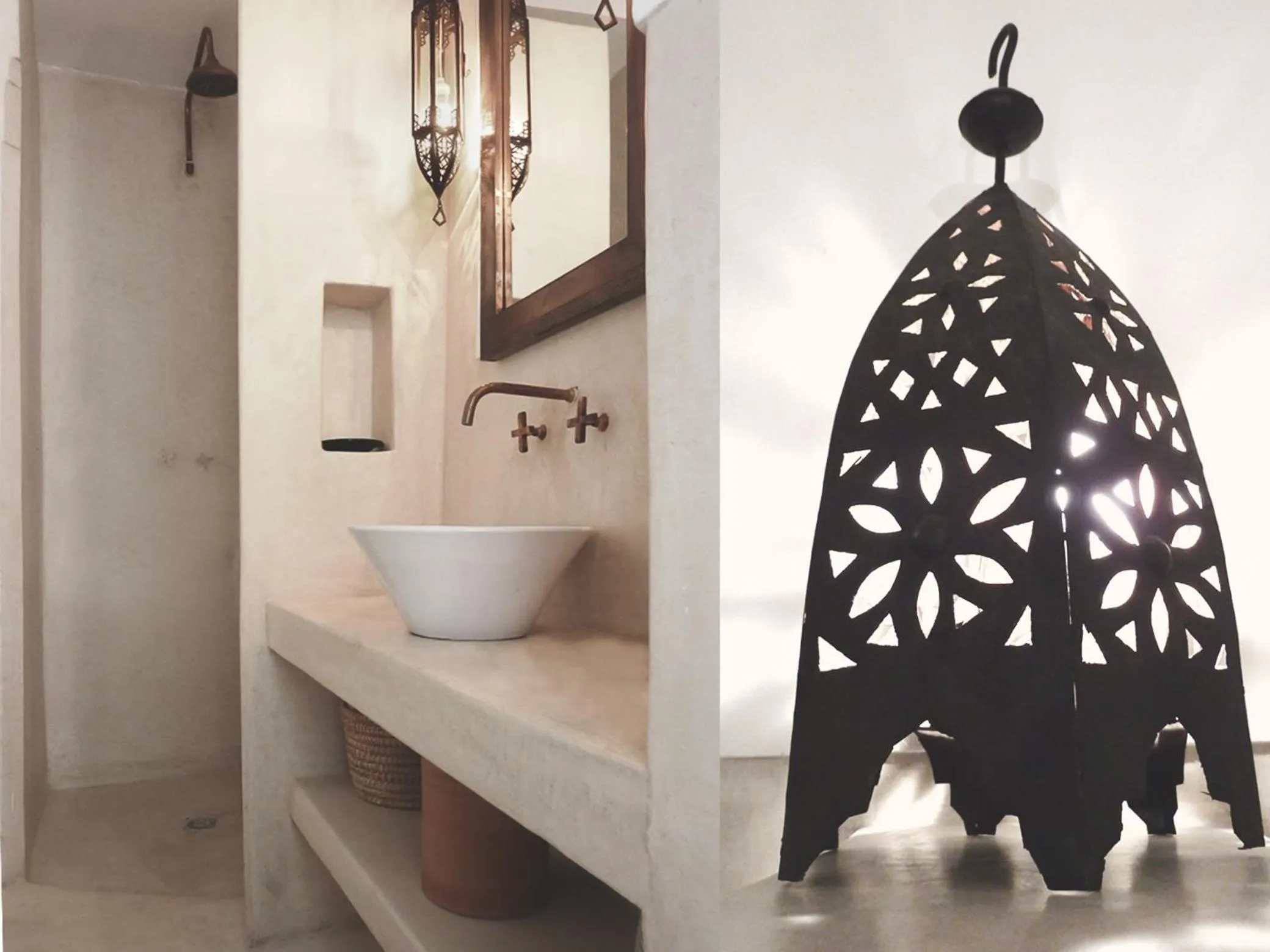 Shower in Riad Dar-K