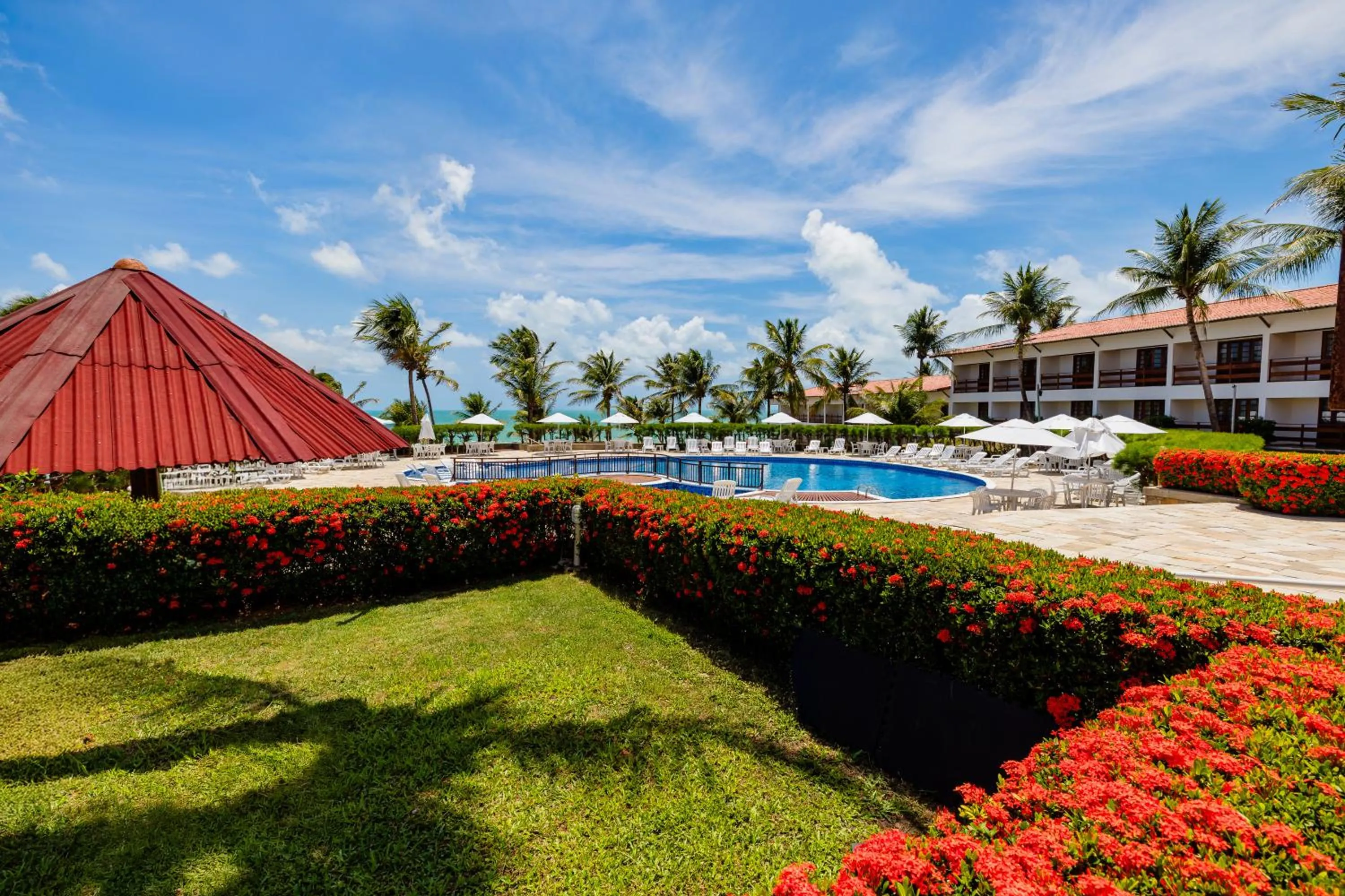 Pool view in Mirai Beach Hotel