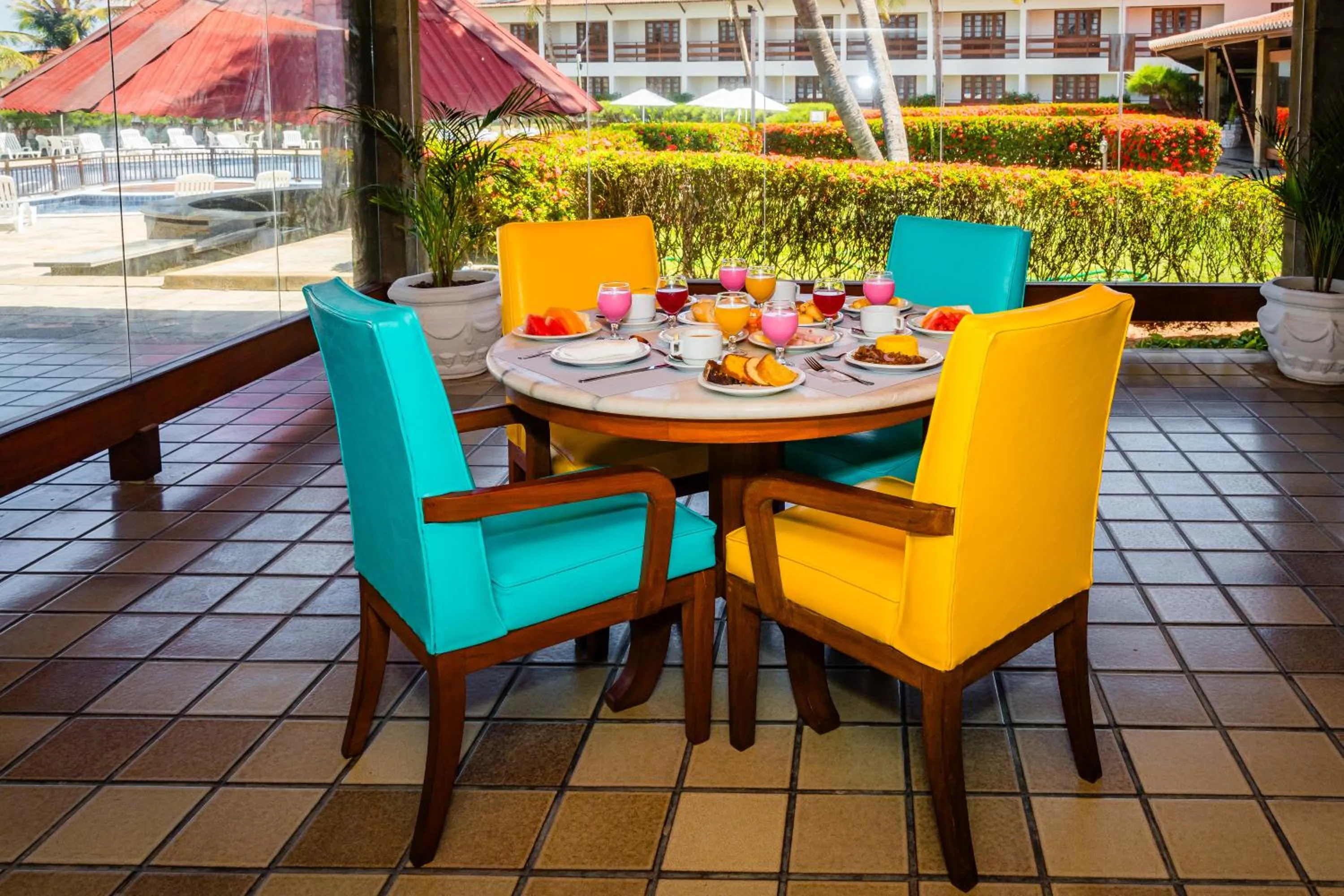 Dining area in Mirai Beach Hotel