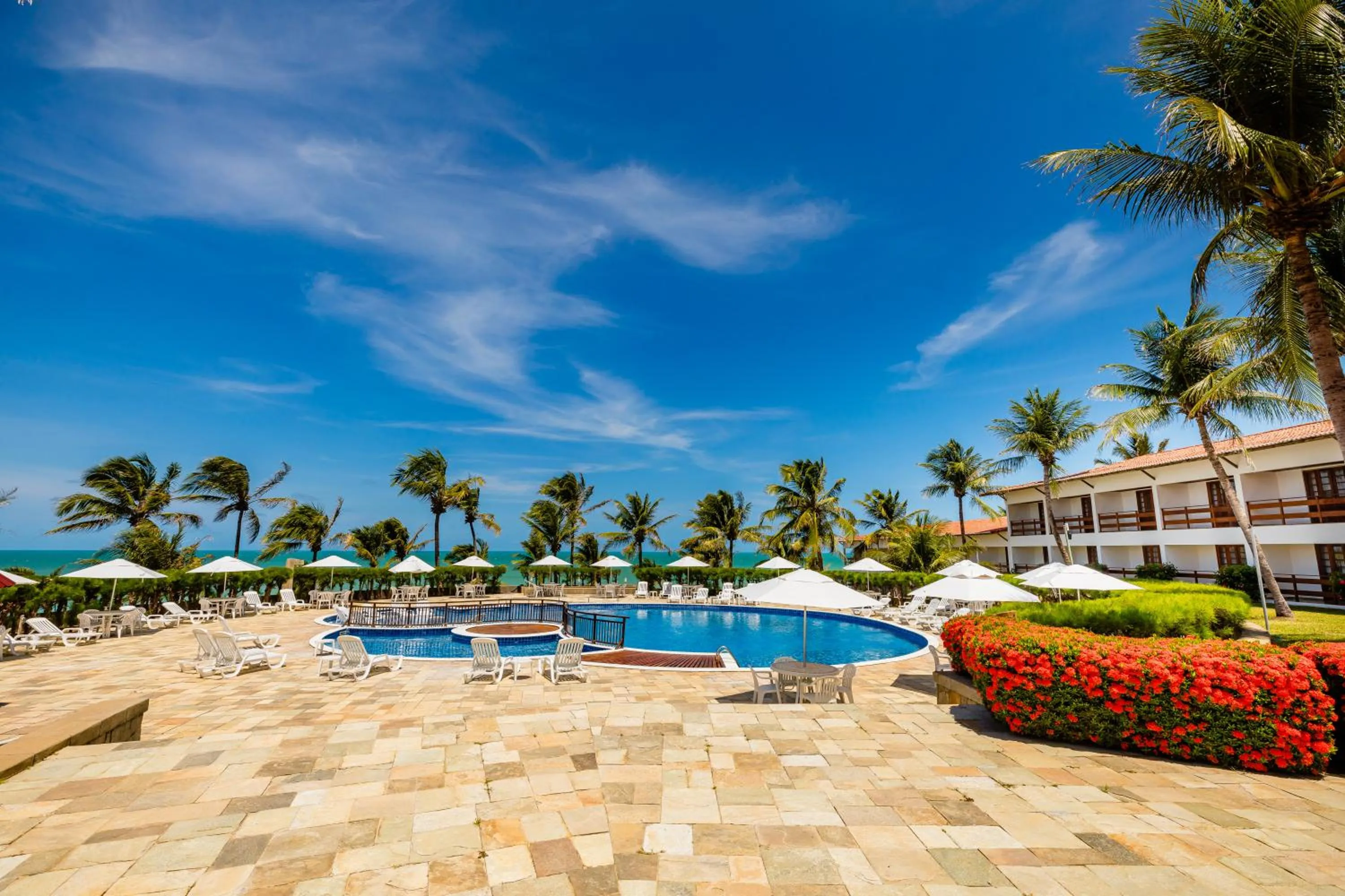 Pool view in Mirai Beach Hotel