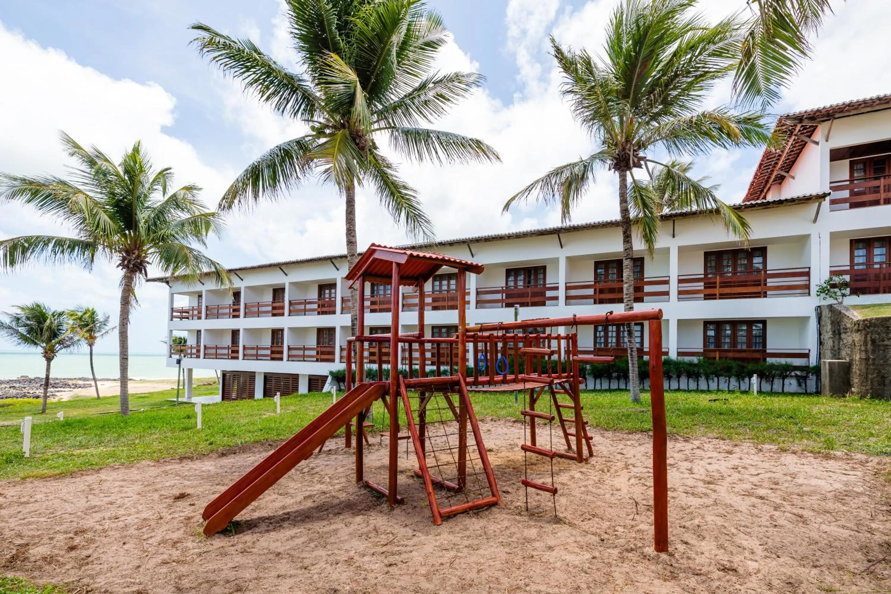 Children play ground in Mirai Beach Hotel