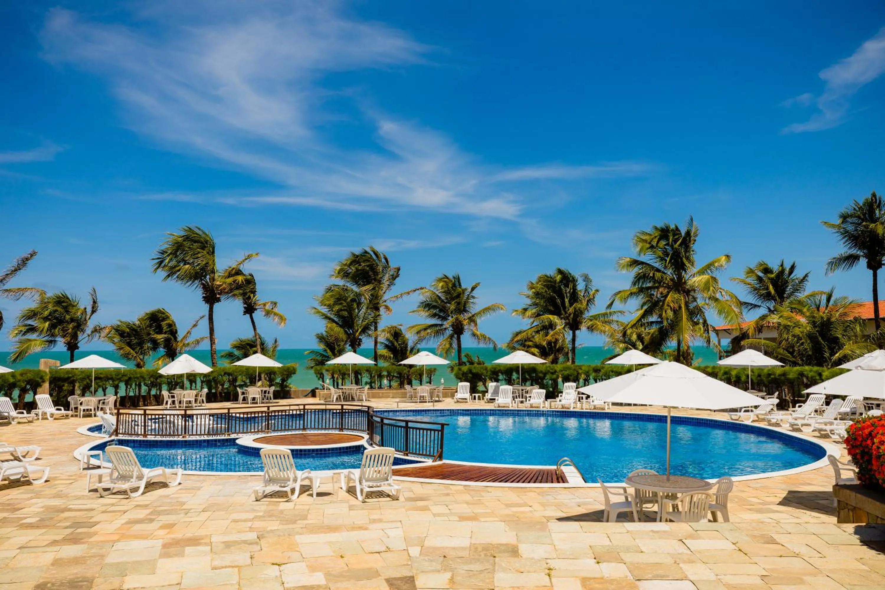 Pool view in Mirai Beach Hotel