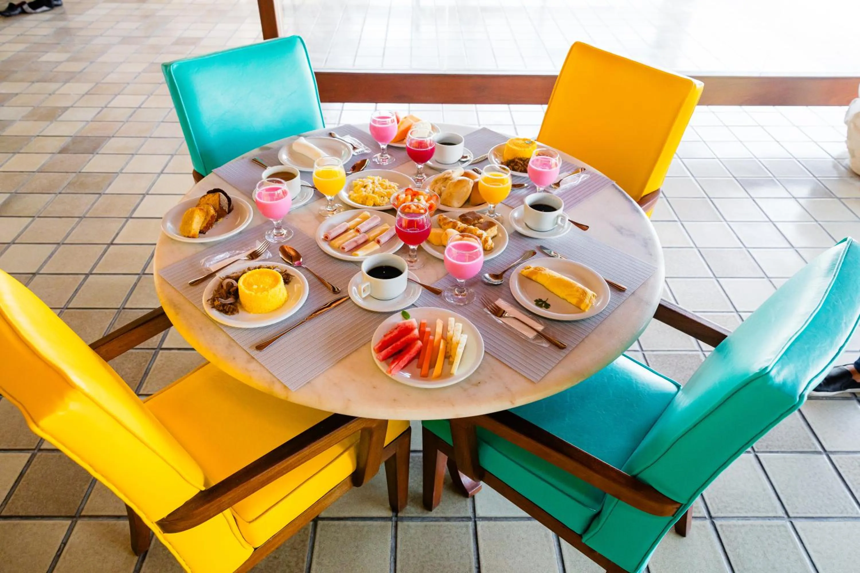 Buffet breakfast in Mirai Beach Hotel