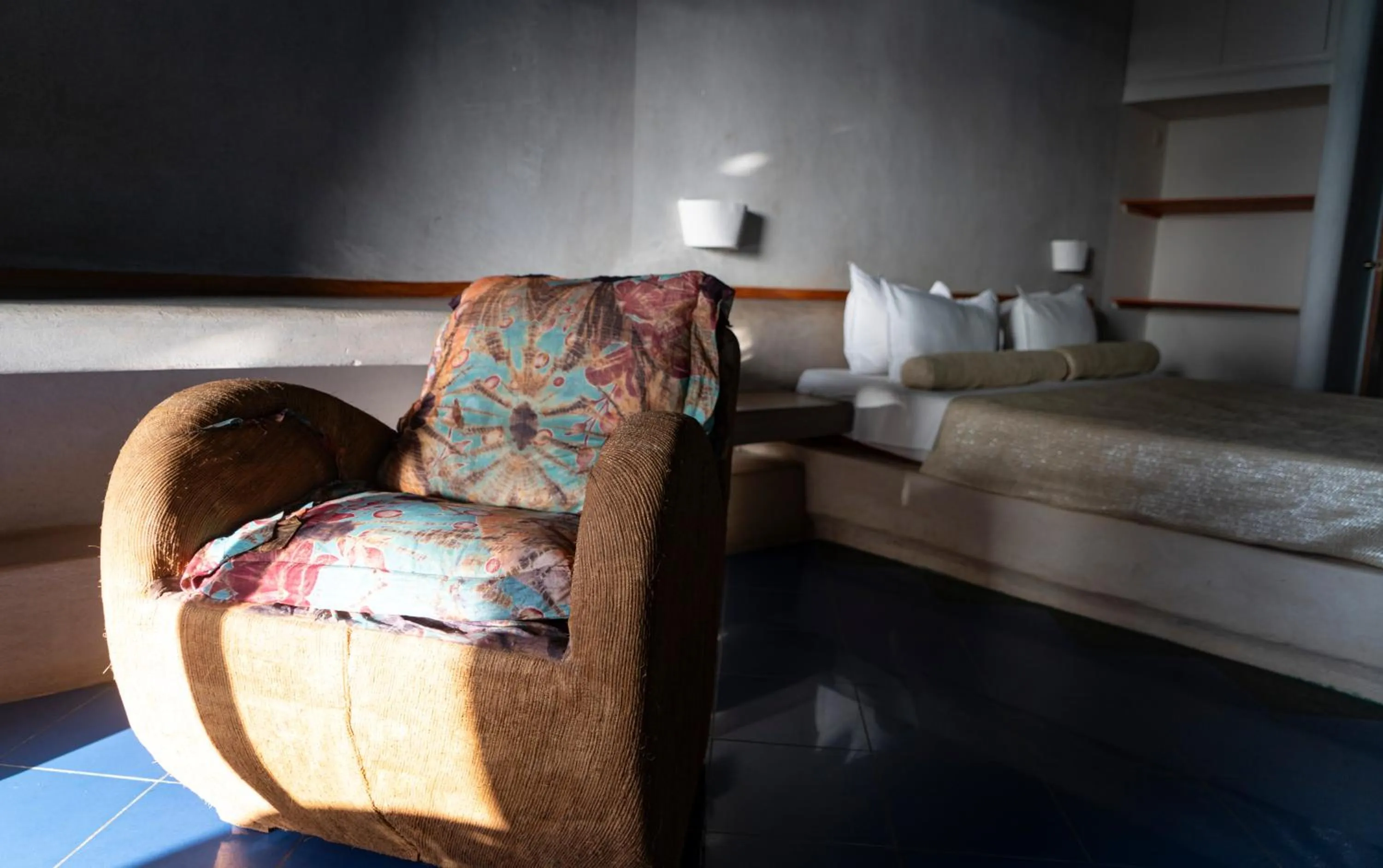 Bed in Hotel Sokhamon