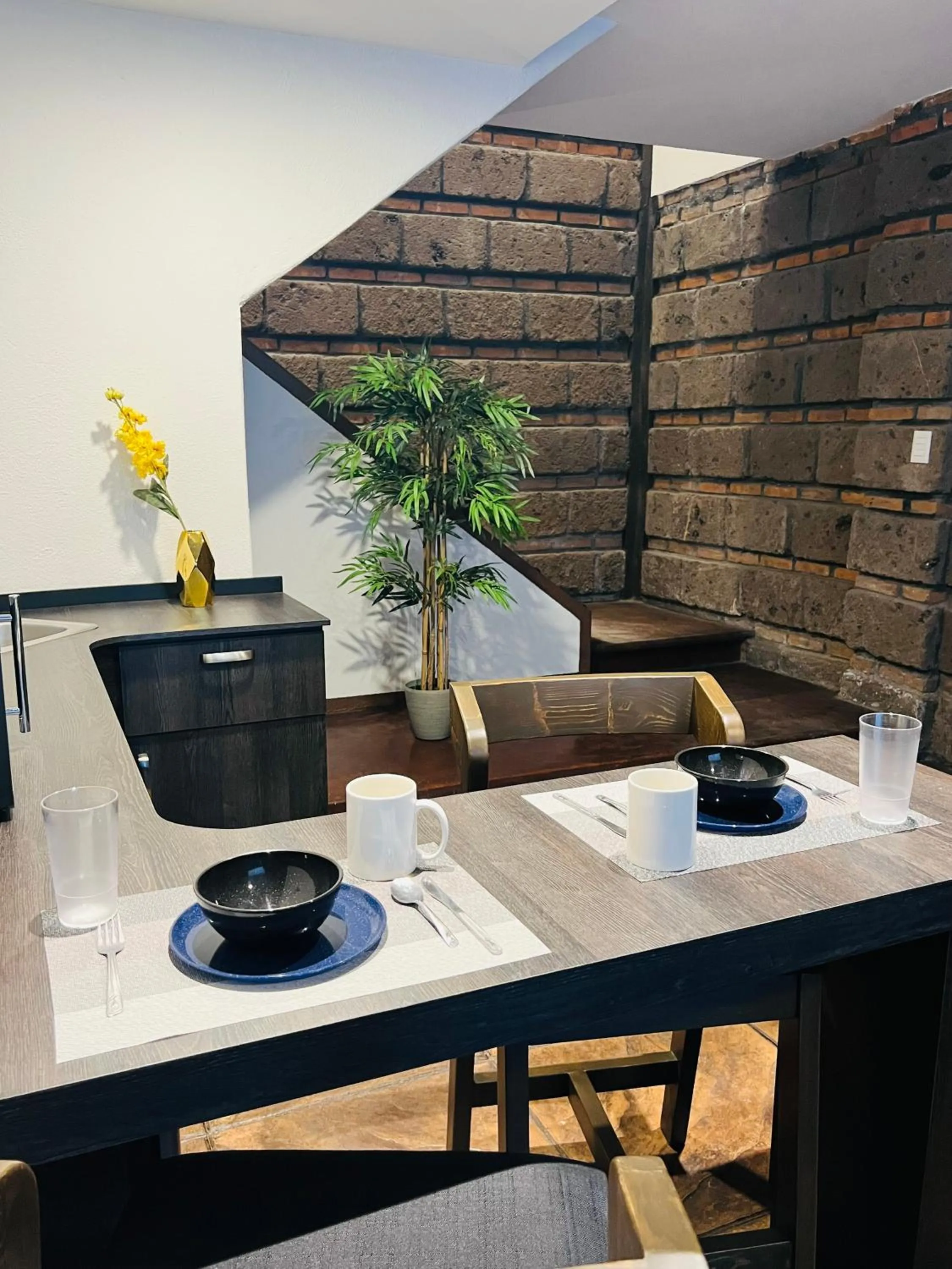 Seating area in QA Hotel