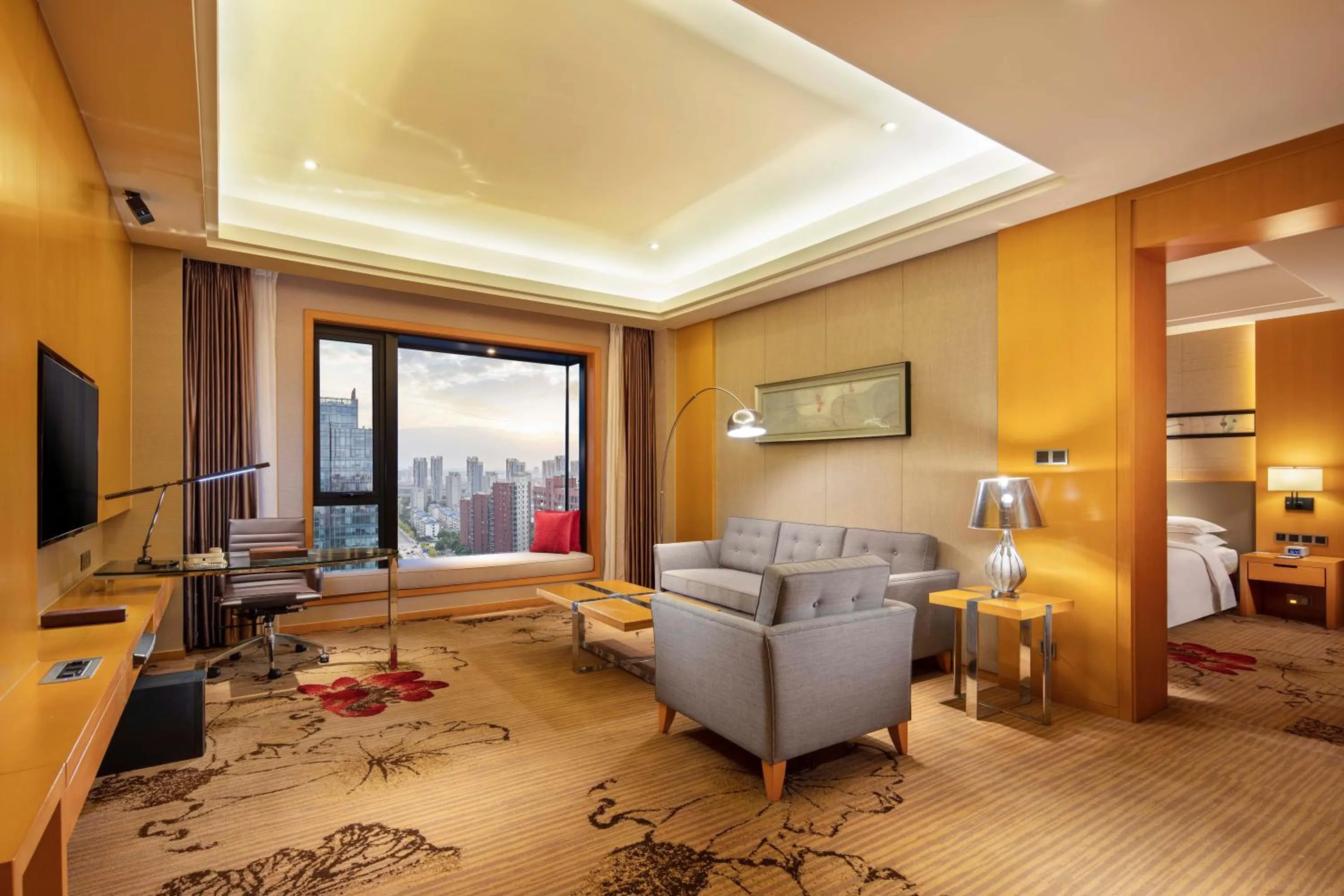 Living room in Wyndham Shanghai Nanxiang