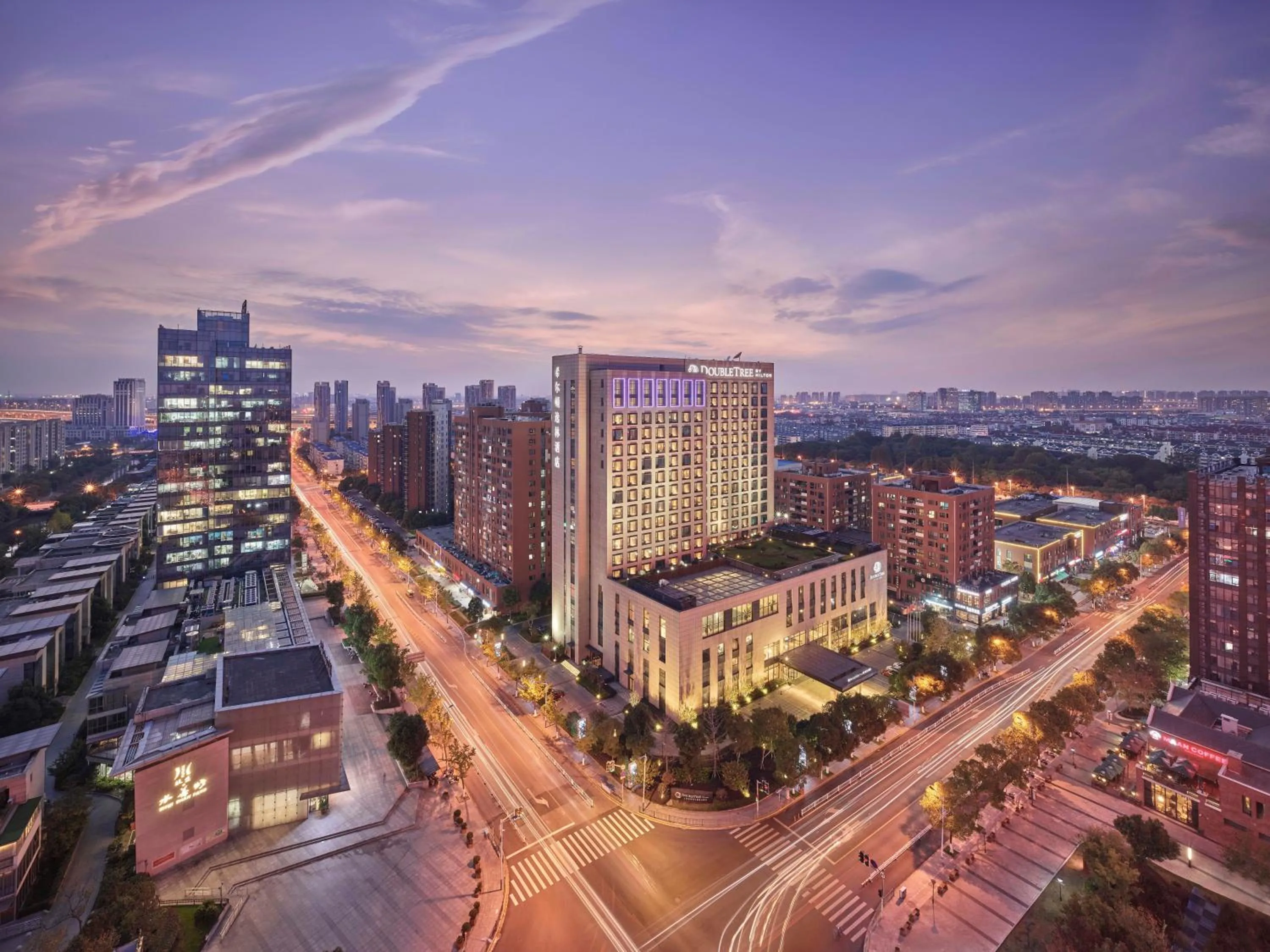 City view in Wyndham Shanghai Nanxiang