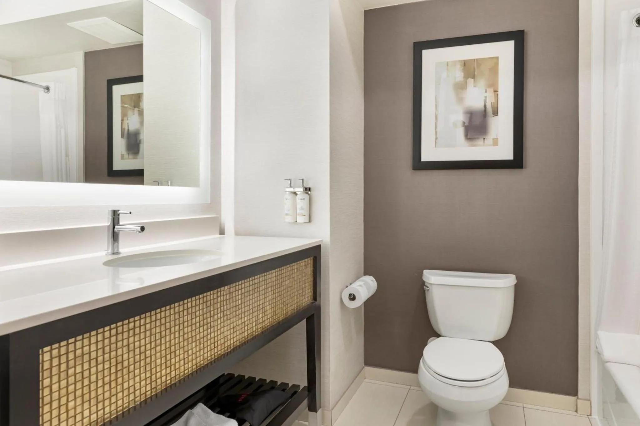 Bathroom in Holiday Inn Express & Suites Anaheim Resort Area by IHG