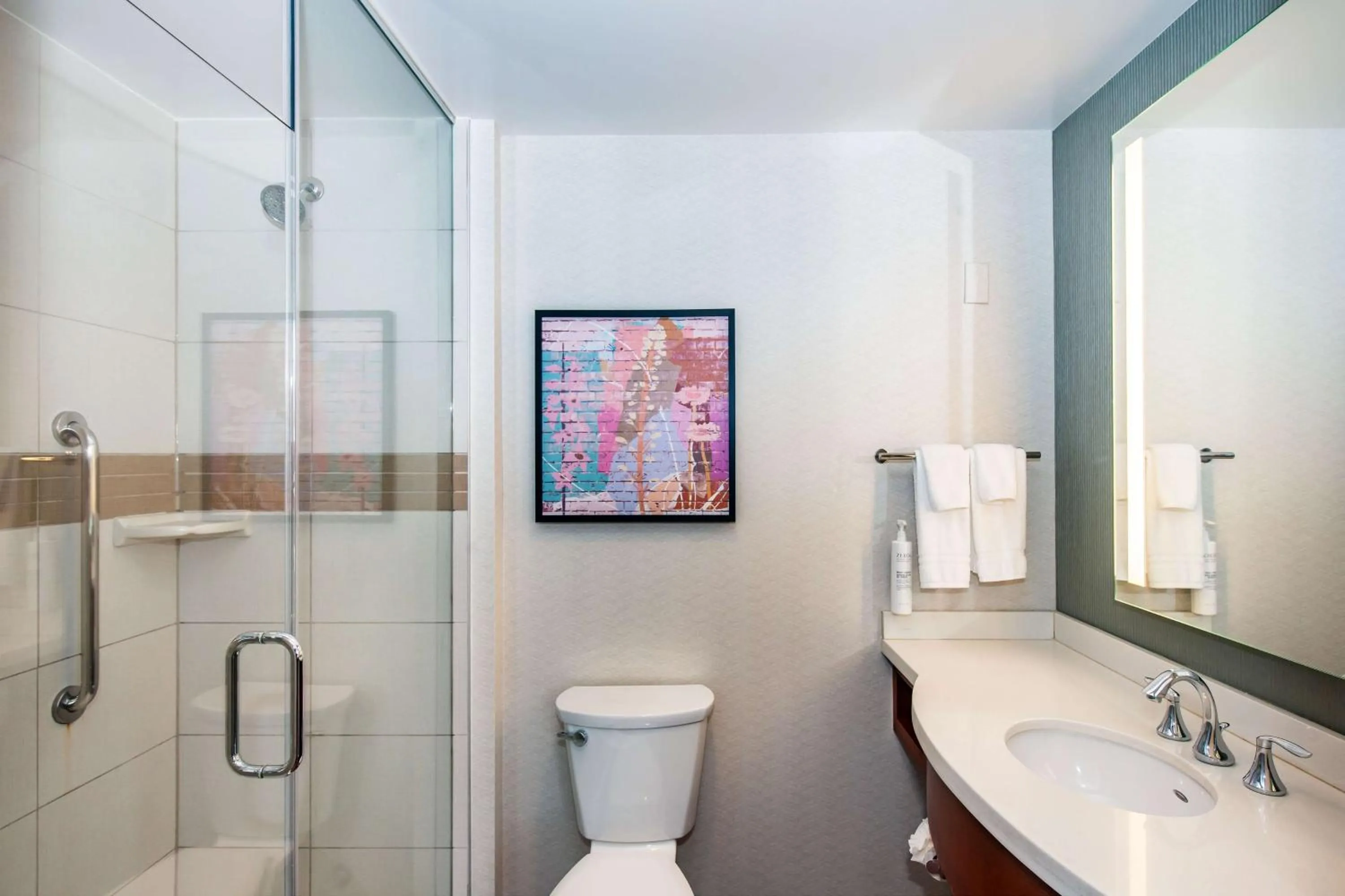 Bathroom in Hilton Garden Inn Alexandria Old Town National Harbor