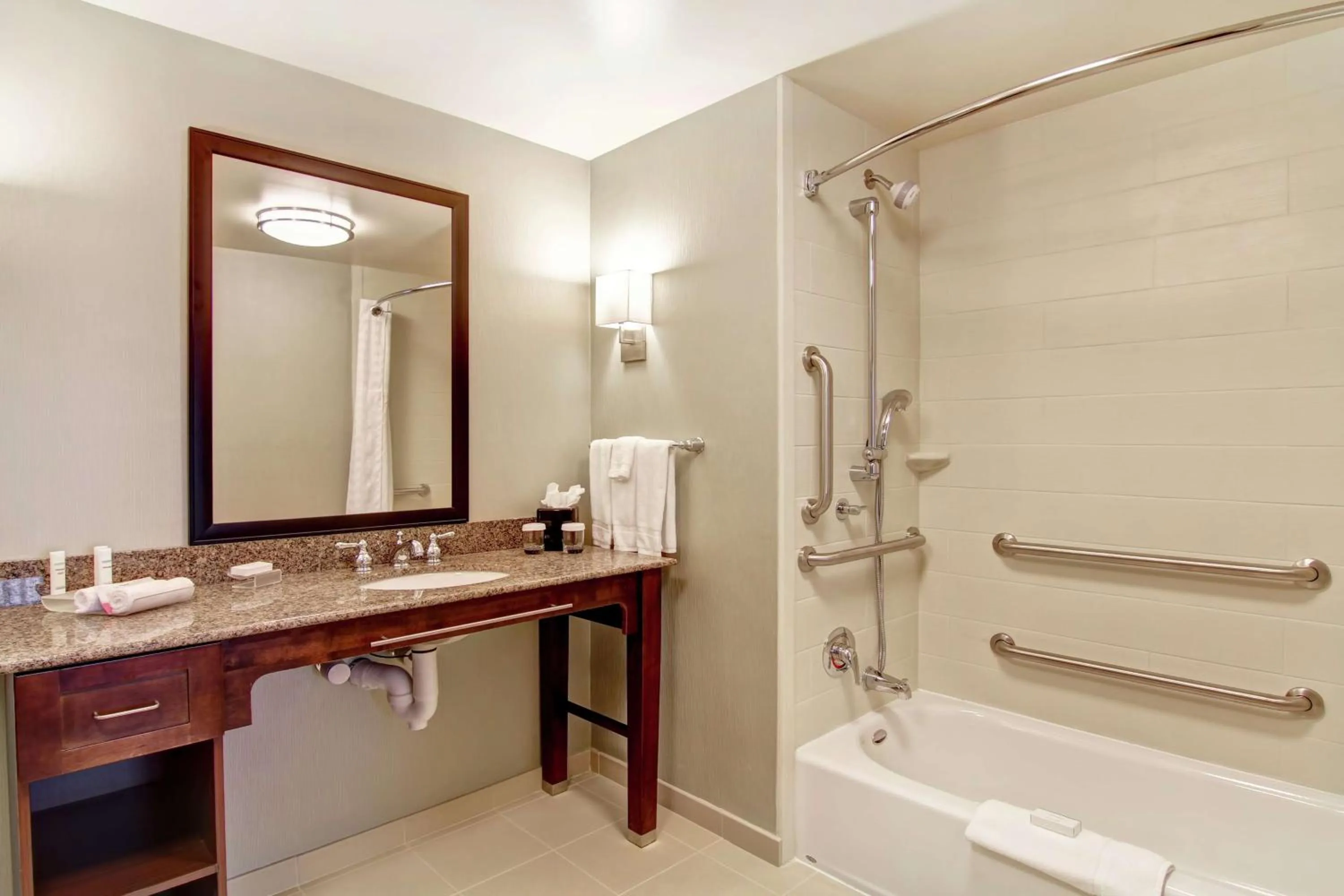 Bathroom in Homewood Suites by Hilton Woodbridge