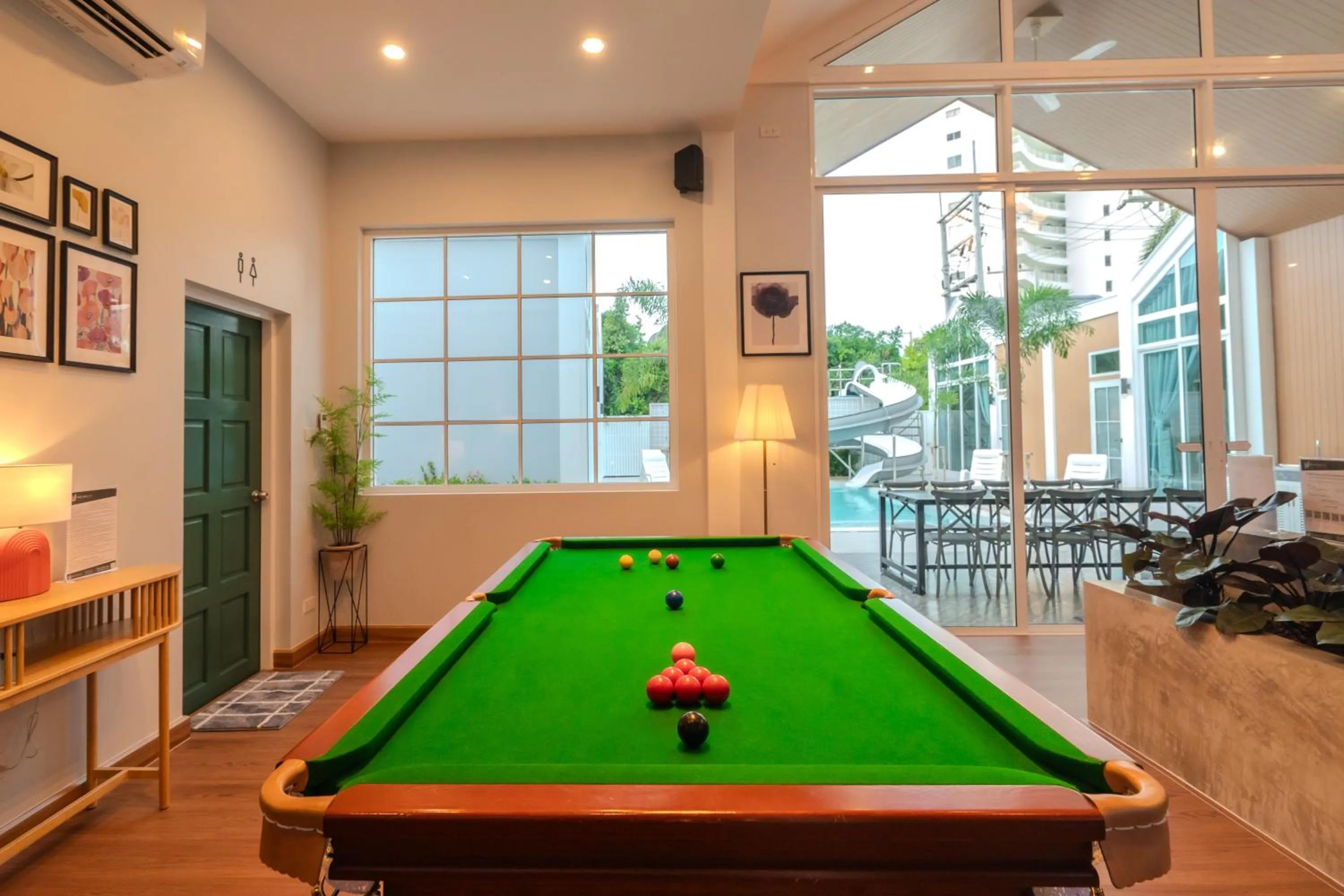 Billiard in BellaBella Private Pool Villa Huahin near Beach