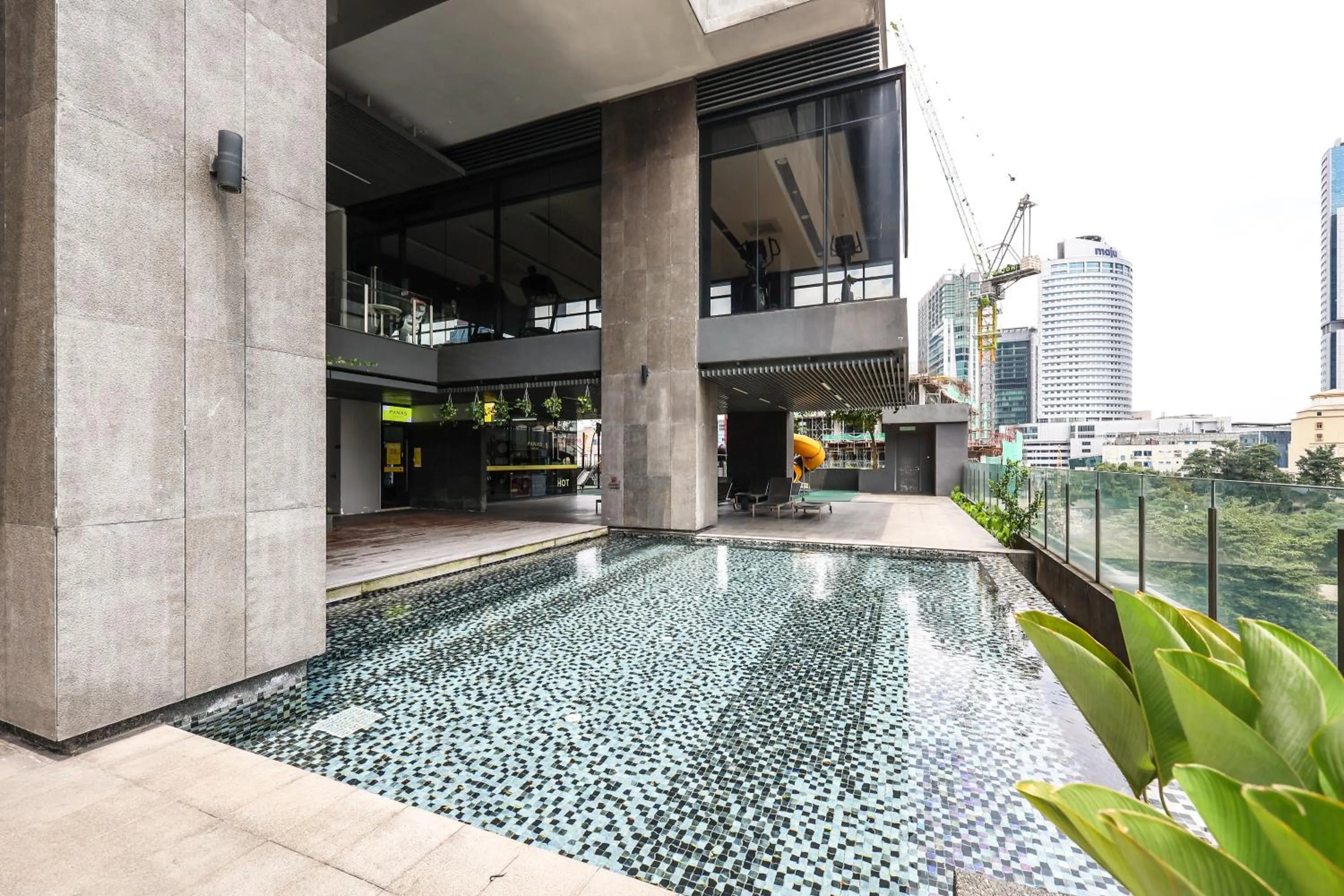 Swimming pool in Anggun Residences Serviced Suites by GB