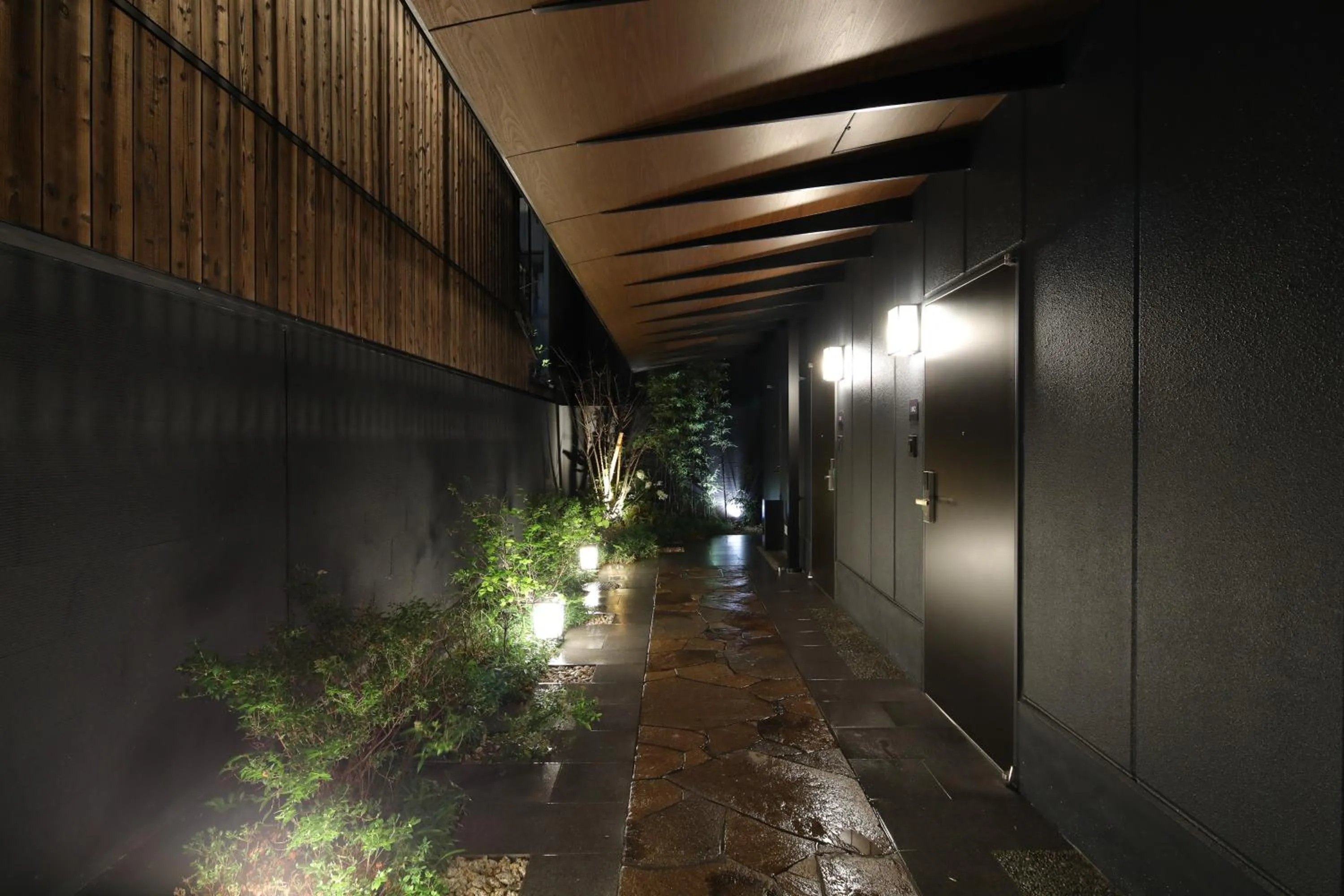 Inner courtyard view in KOKO HOTEL Residence Kyoto Nijo Castle
