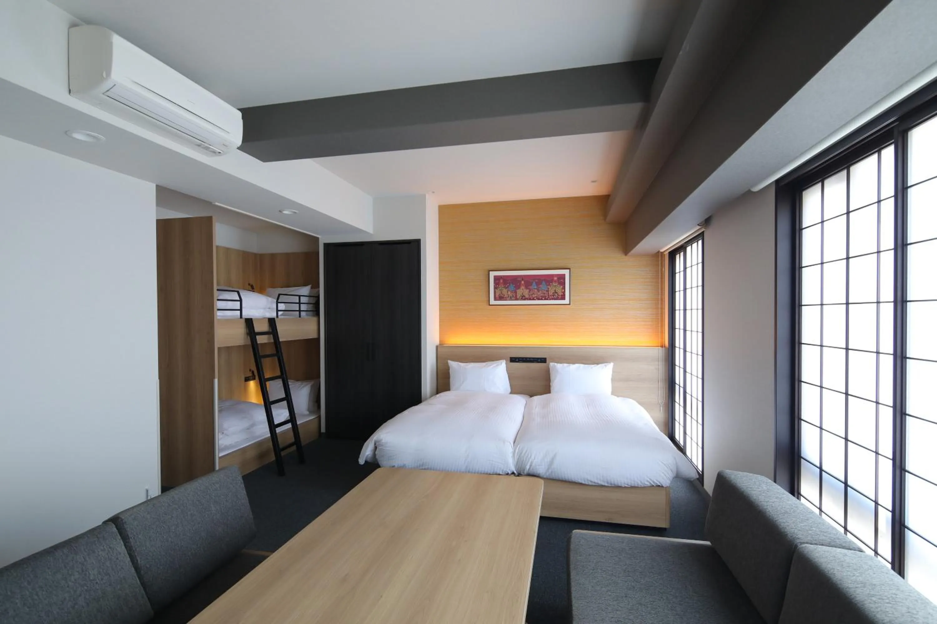 Bed in KOKO HOTEL Residence Kyoto Nijo Castle