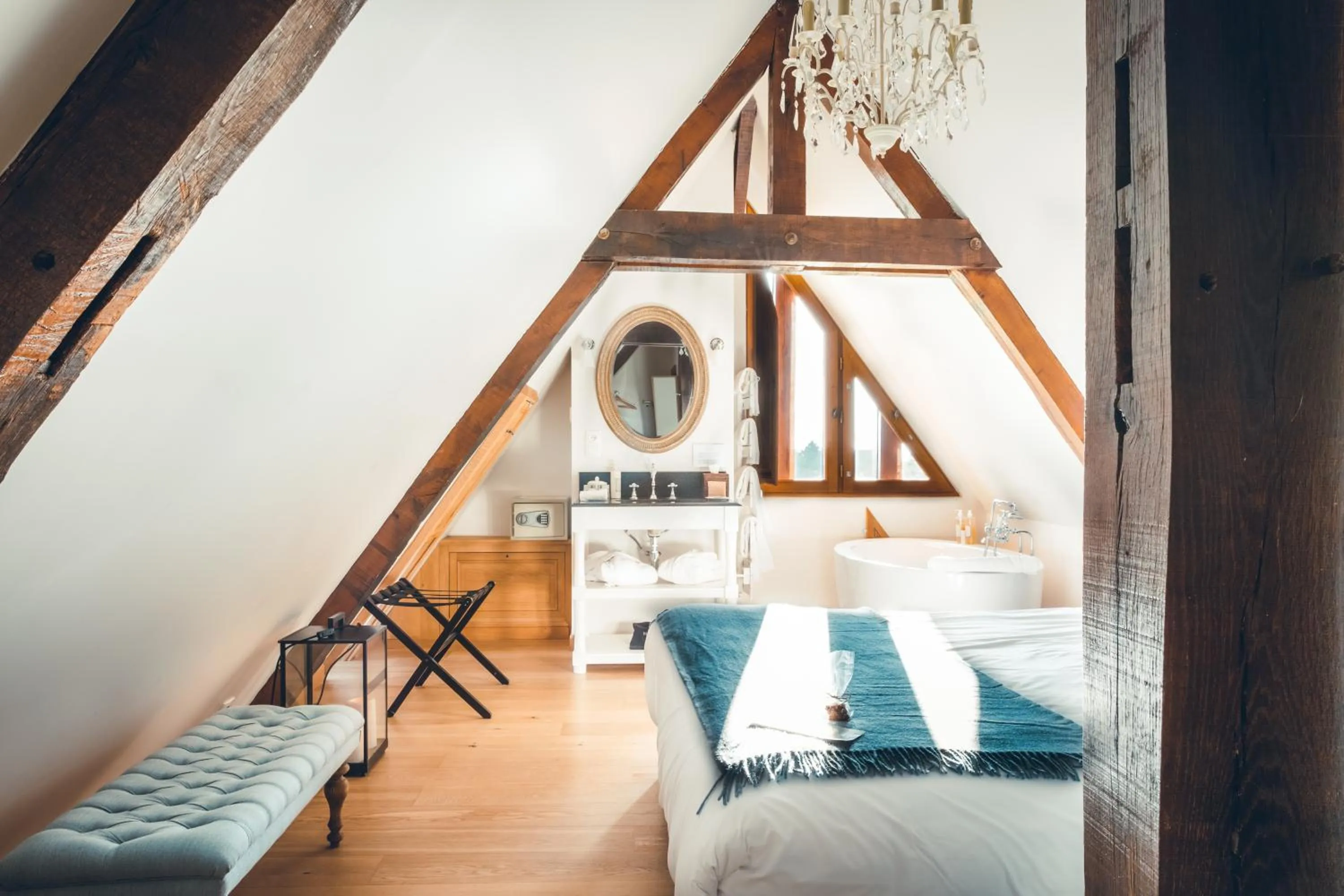 Photo of the whole room, Bed in Manoir de Surville Hotel & Spa & restaurant