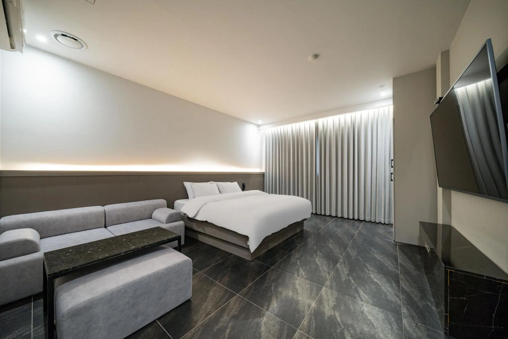 Bed in Hotel THE ART UIWANG