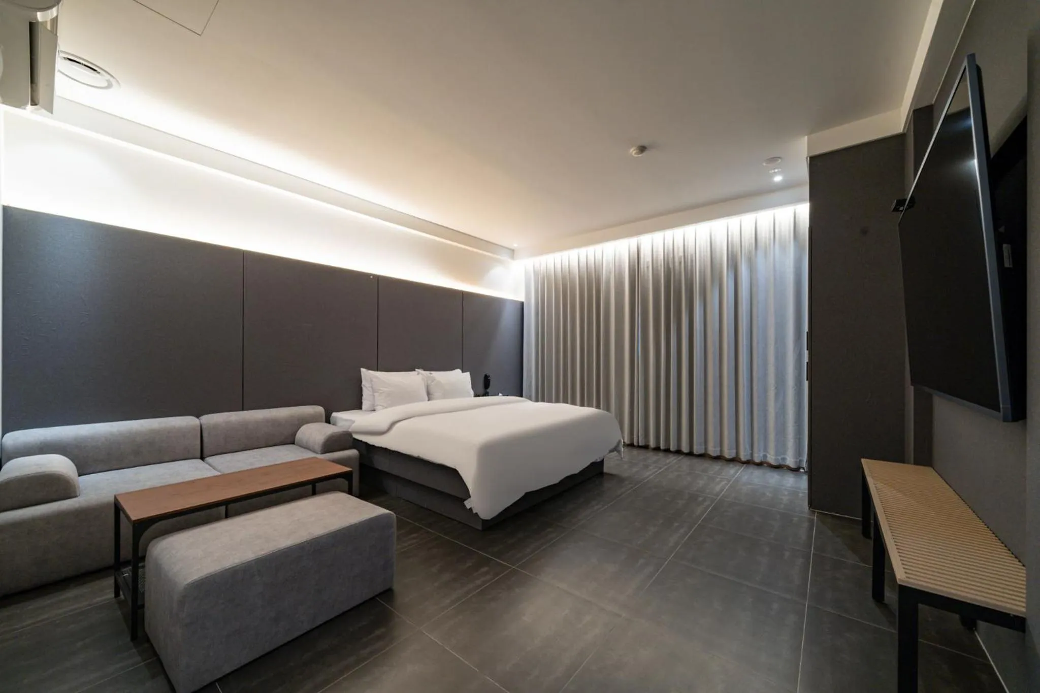 Bed in Hotel THE ART UIWANG