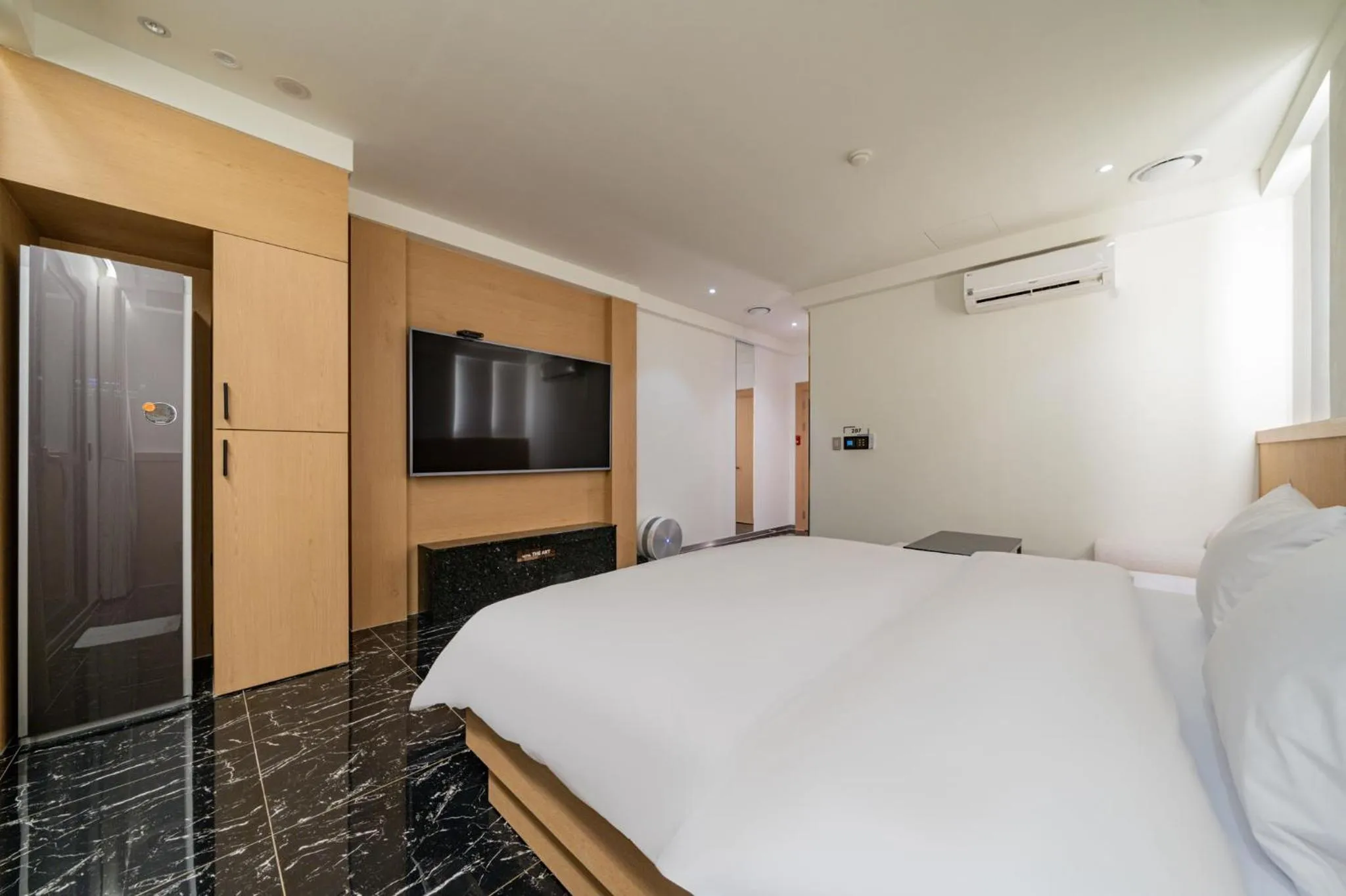 Bed in Hotel THE ART UIWANG