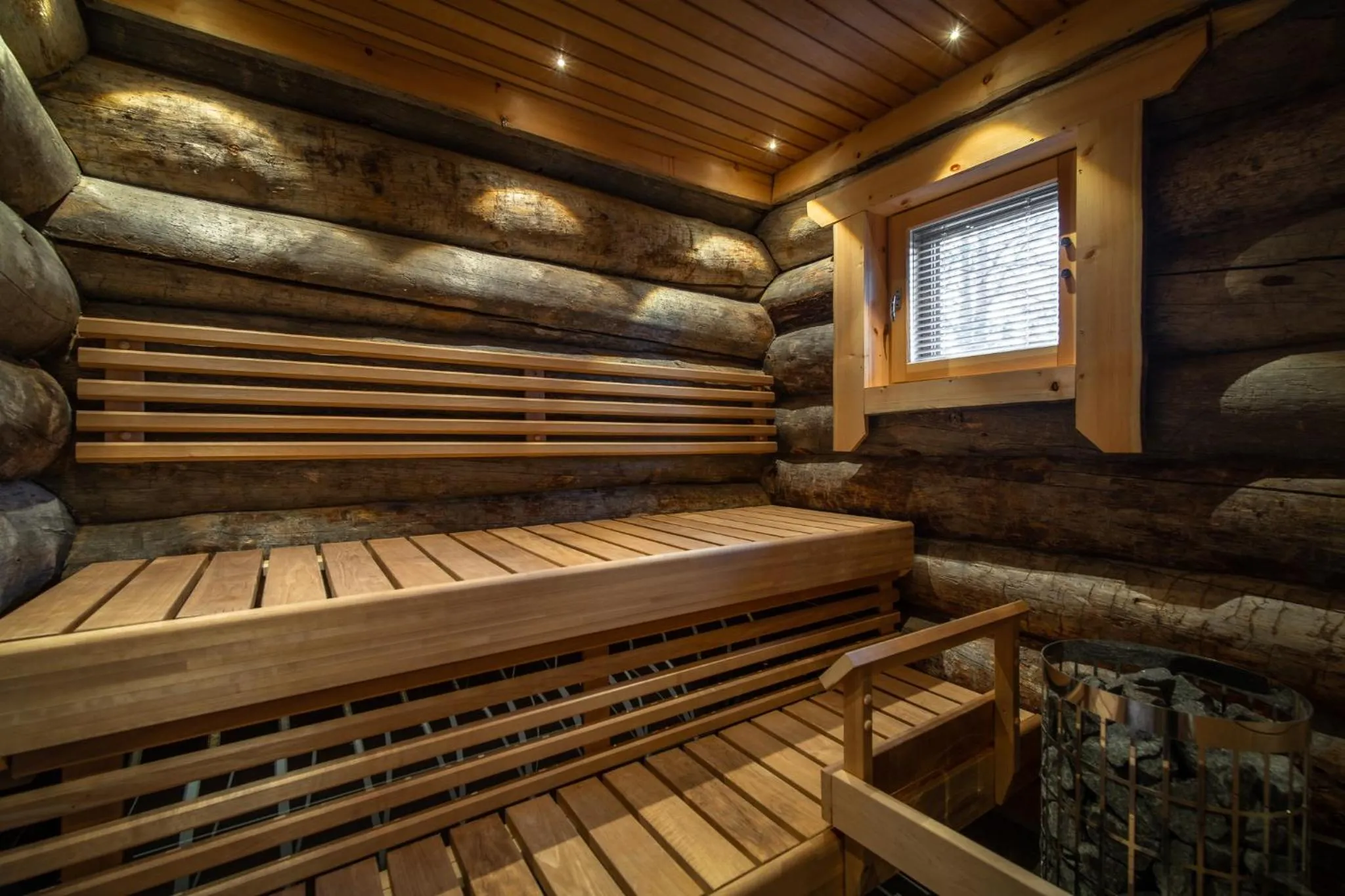 Bathroom in Wilderness Hotel Muotka & Igloos